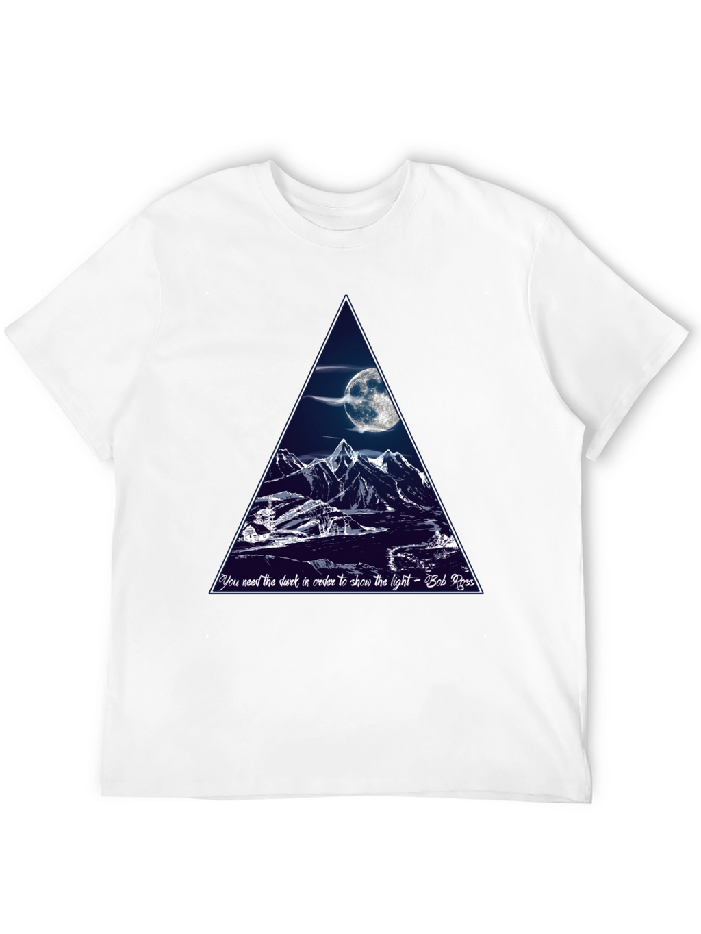 Bob Ross Moon Mountain T-Shirt