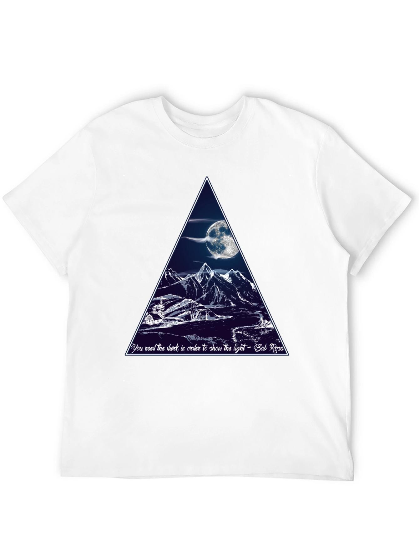 Bob Ross Moon Mountain T-Shirt