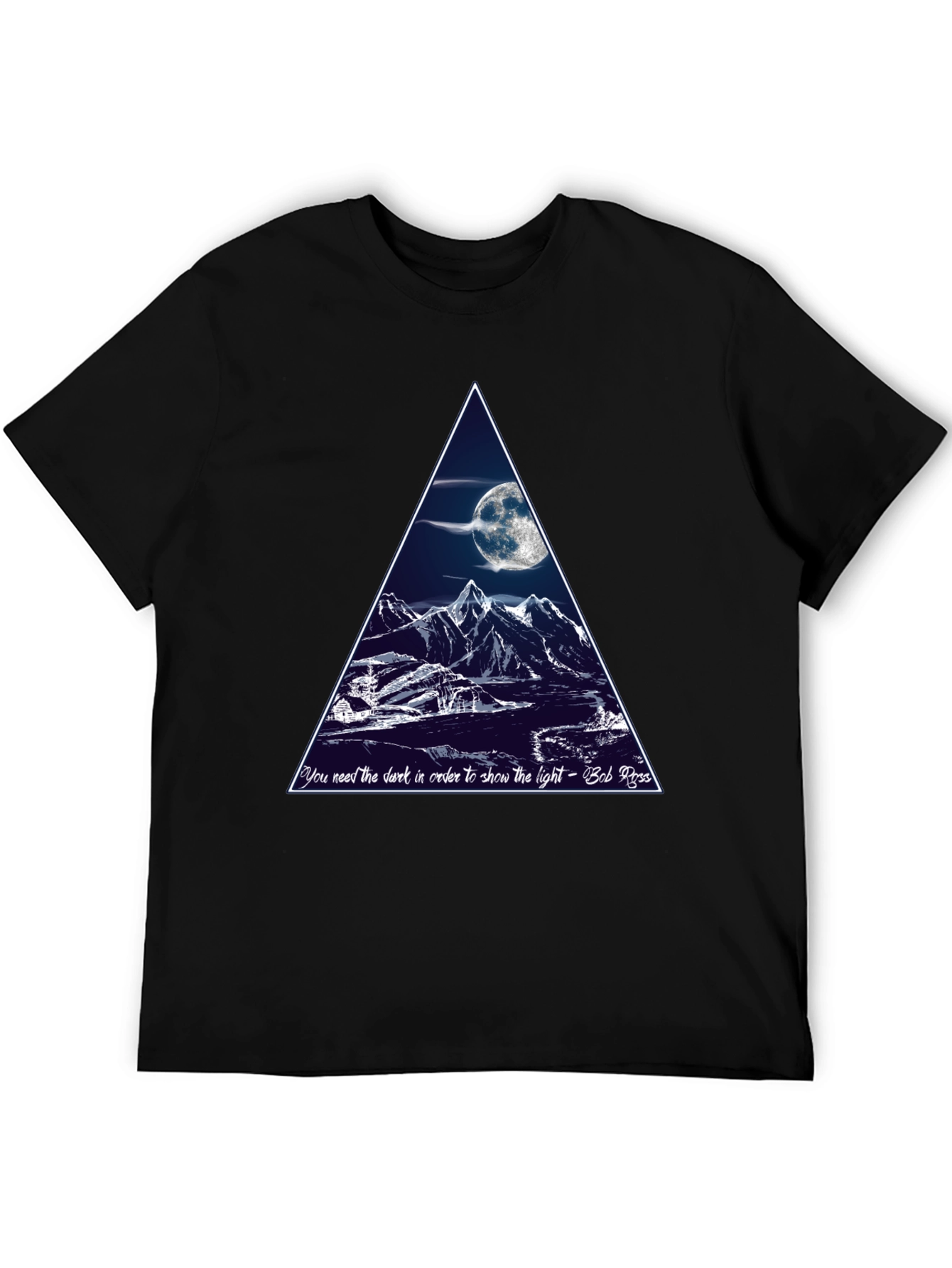 Bob Ross Moon Mountain T-Shirt