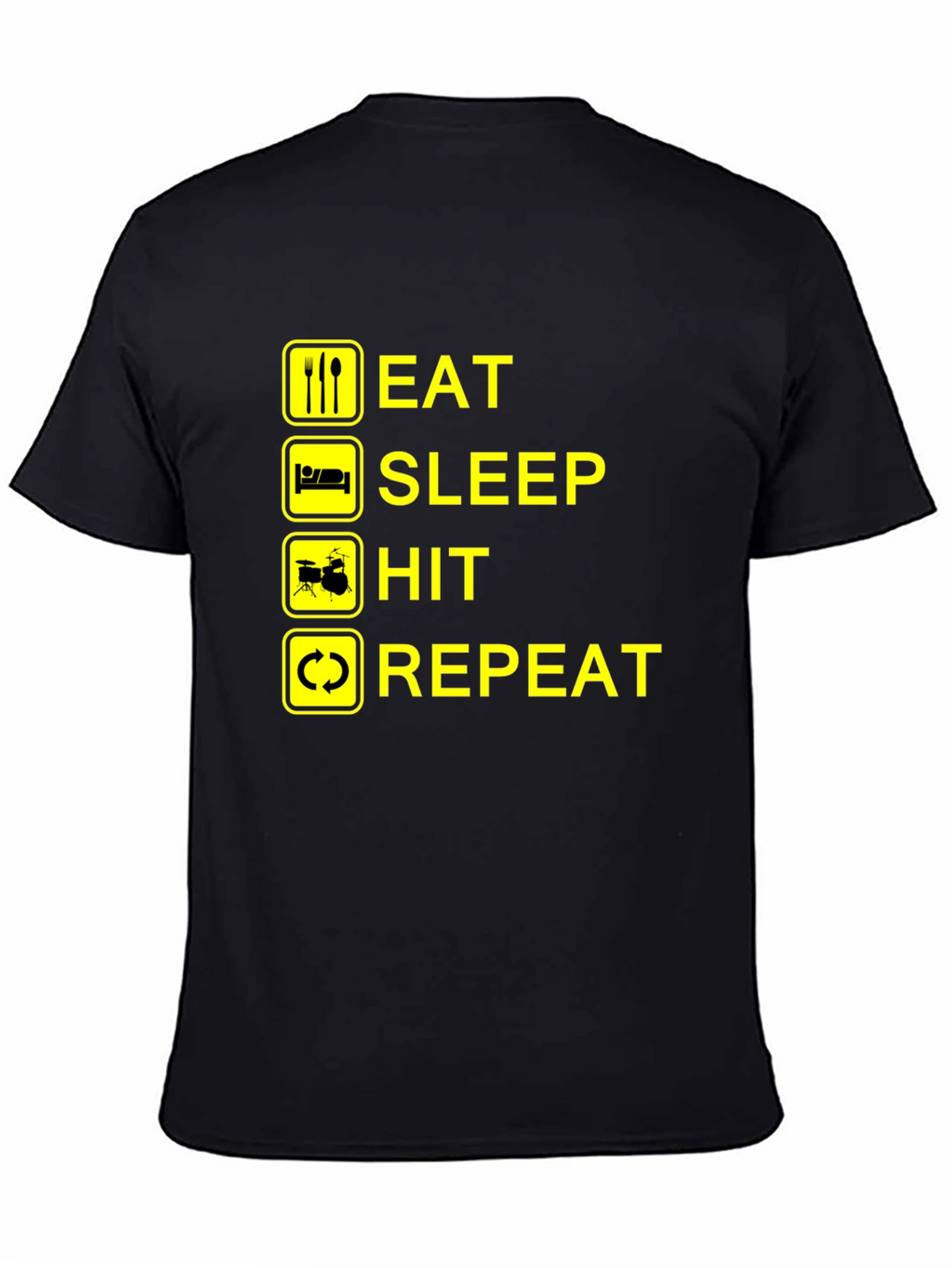 Eat Sleep Hit Repeat Drummer T-Shirt