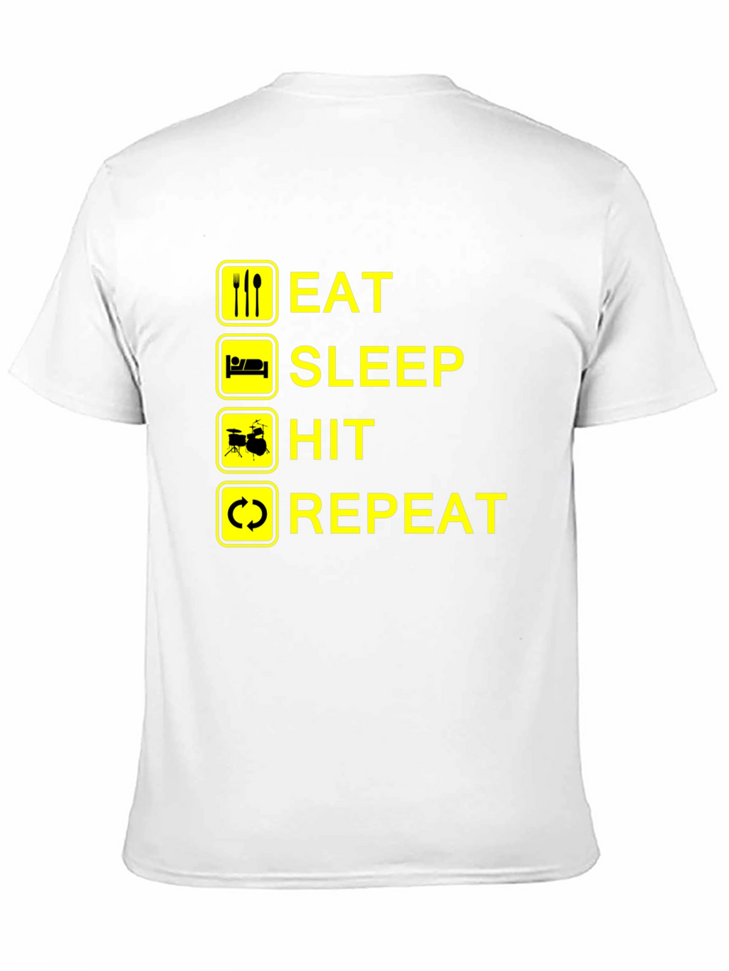 Eat Sleep Hit Repeat Drummer T-Shirt