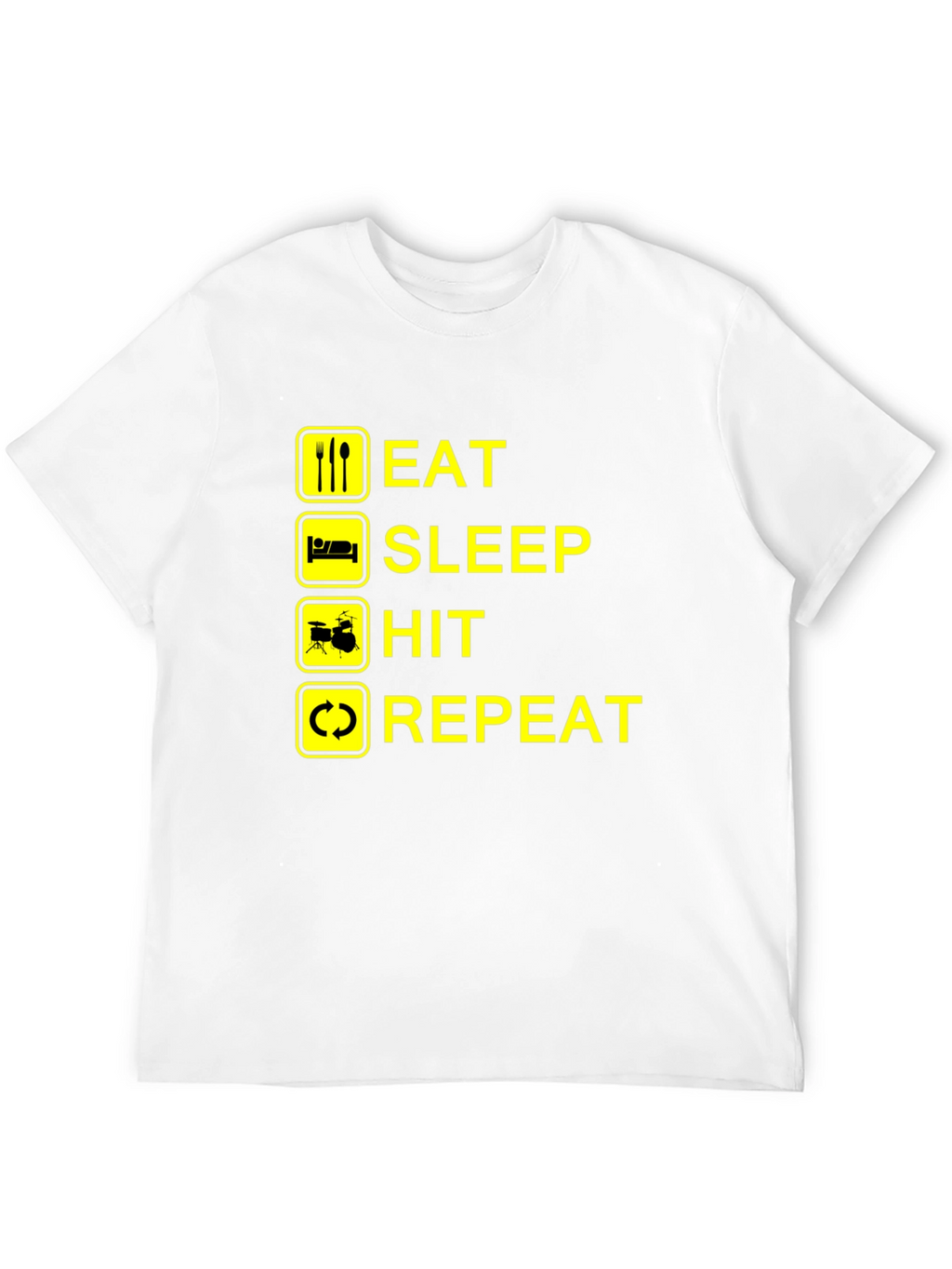 Eat Sleep Hit Repeat Drummer T-Shirt