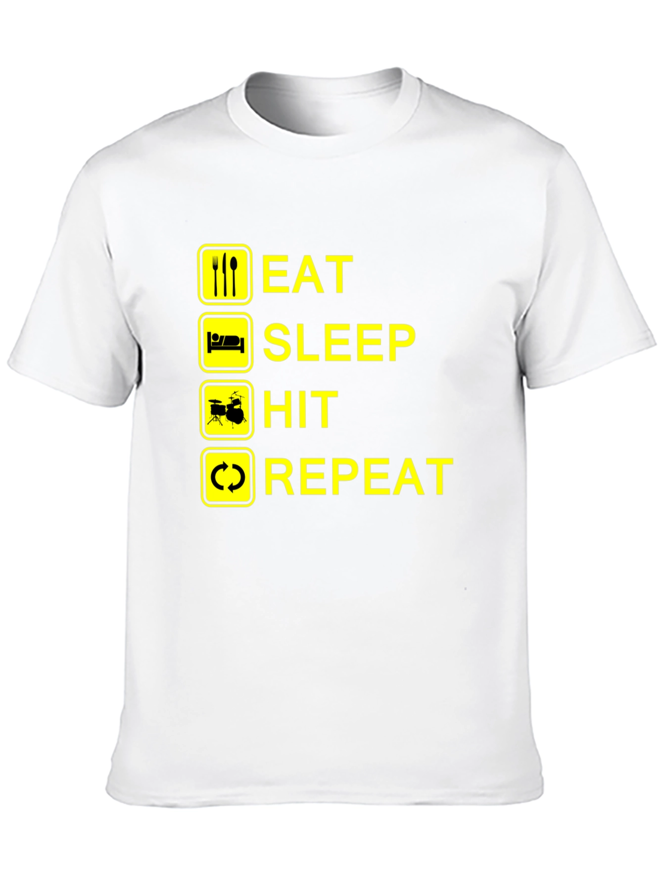 Eat Sleep Hit Repeat Drummer T-Shirt