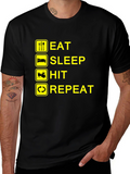 Eat Sleep Hit Repeat Drummer T-Shirt