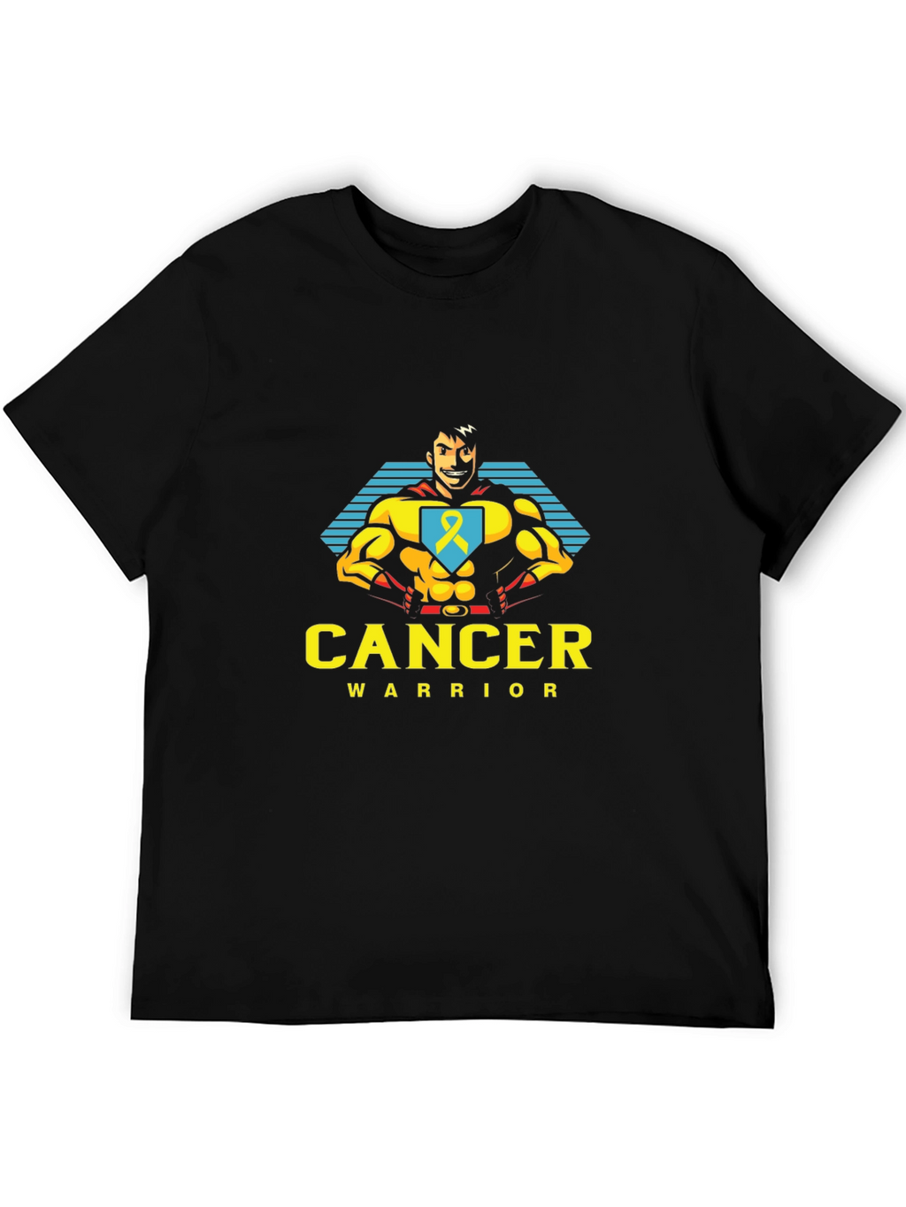 Cancer Warrior T-Shirt - Superhero Design