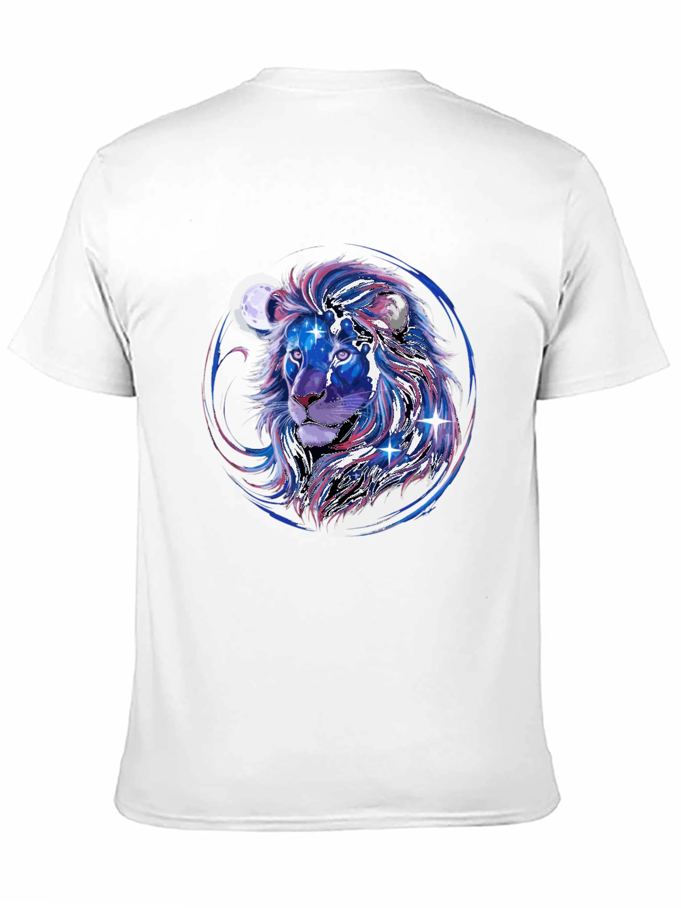 Cosmic Lion Graphic Tee - Black
