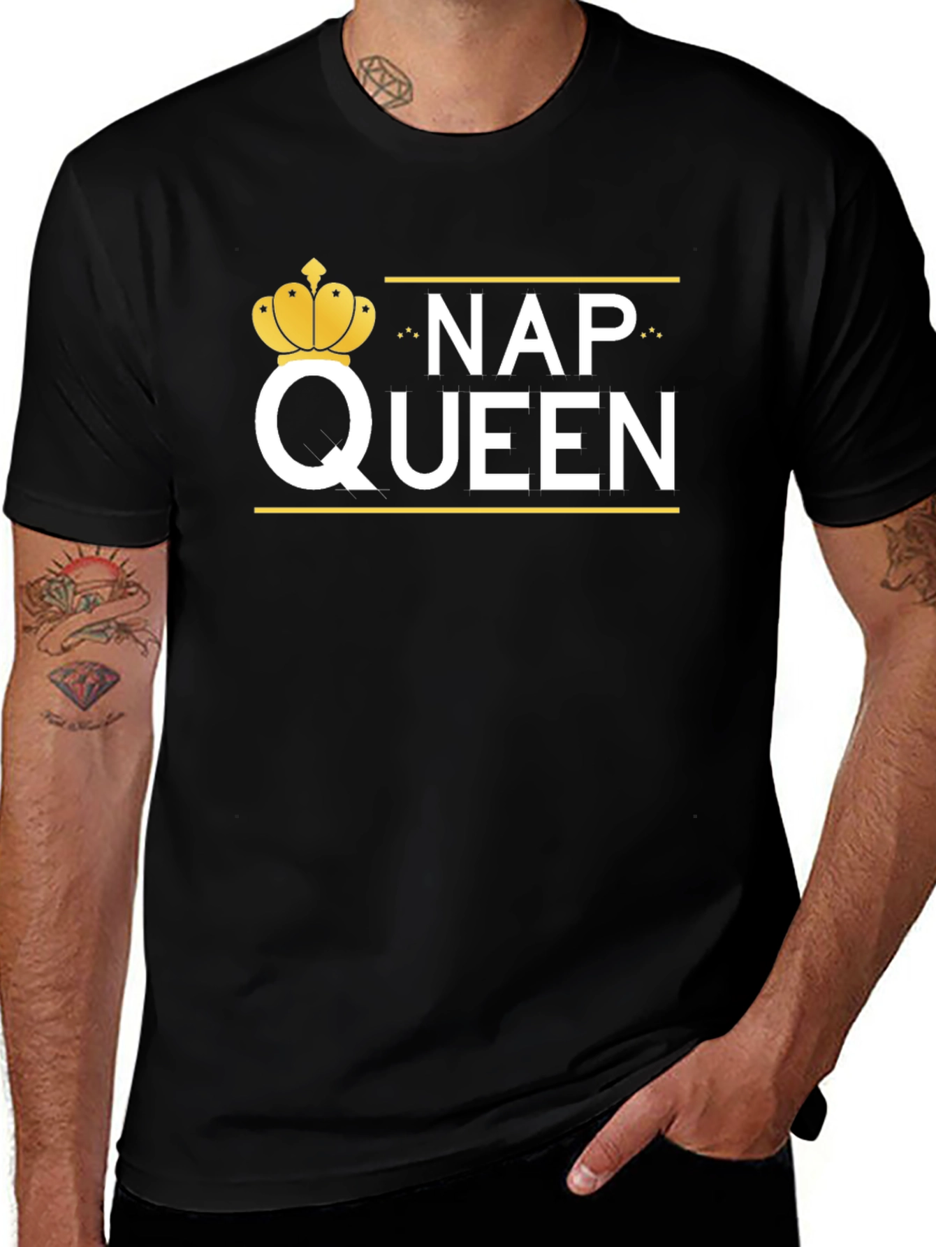 Nap Queen Graphic Tee - Black