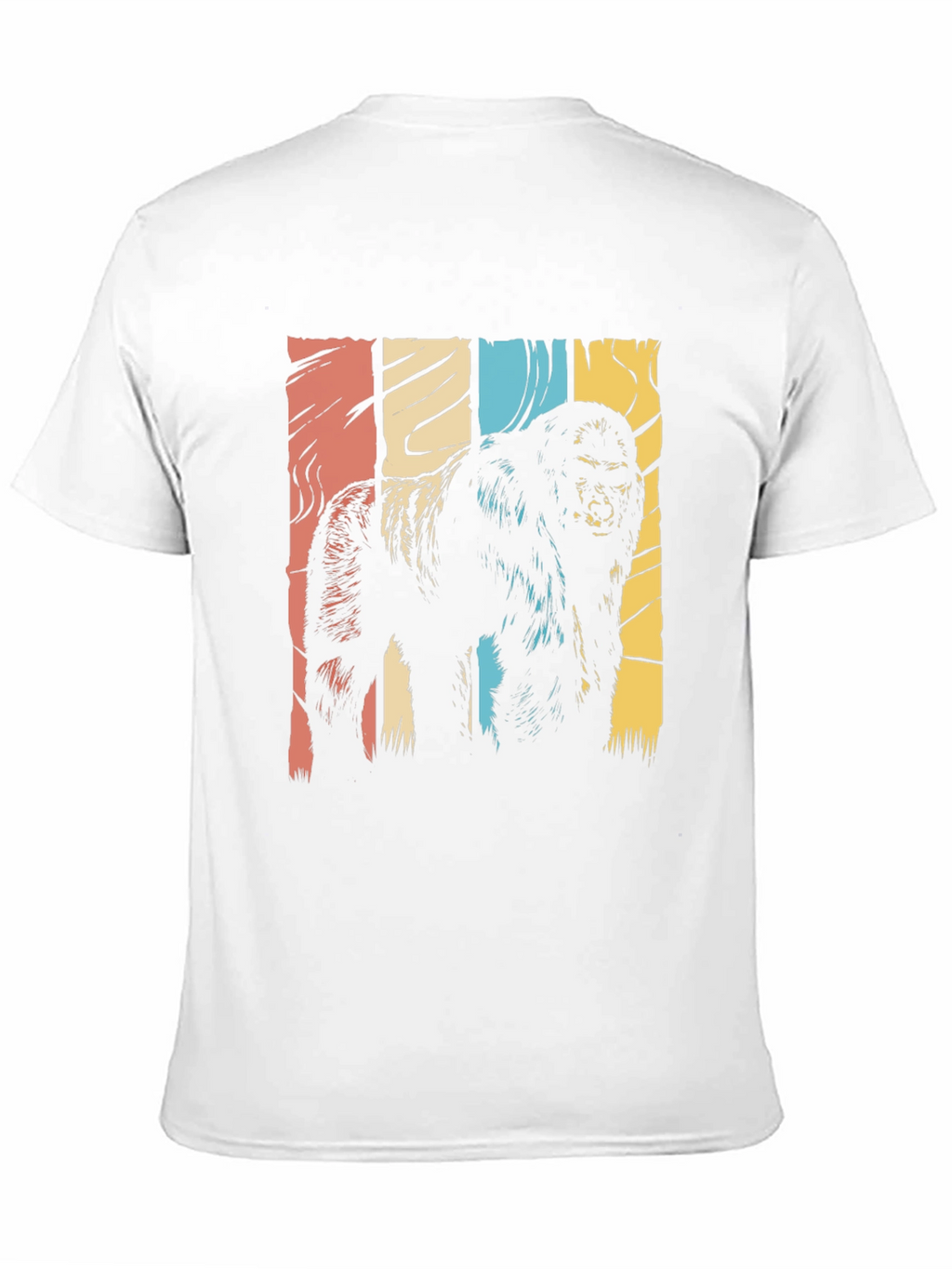 Retro Gorilla Graphic T-Shirt - Black