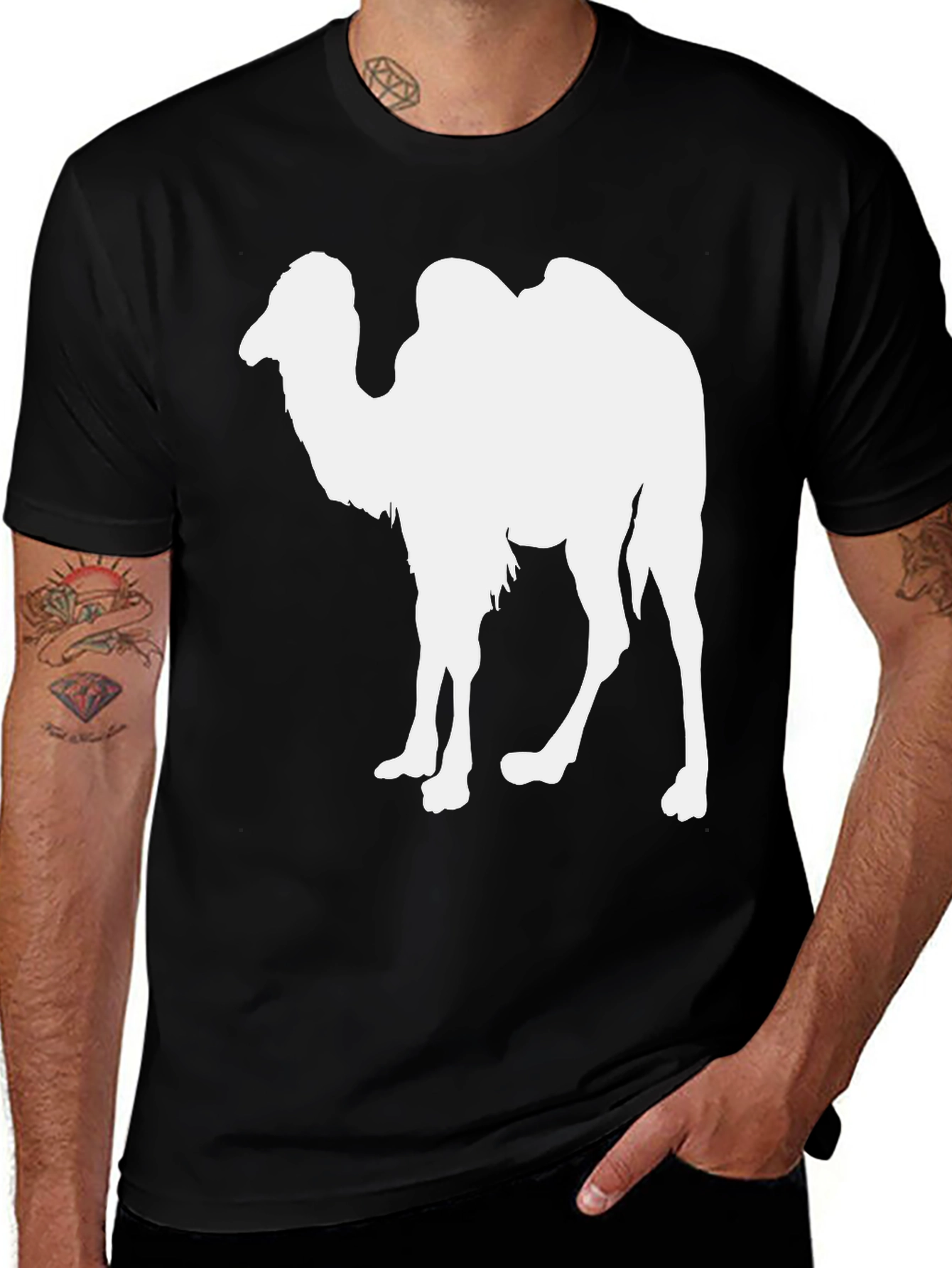 Camel Graphic Tee - Cool Animal Design