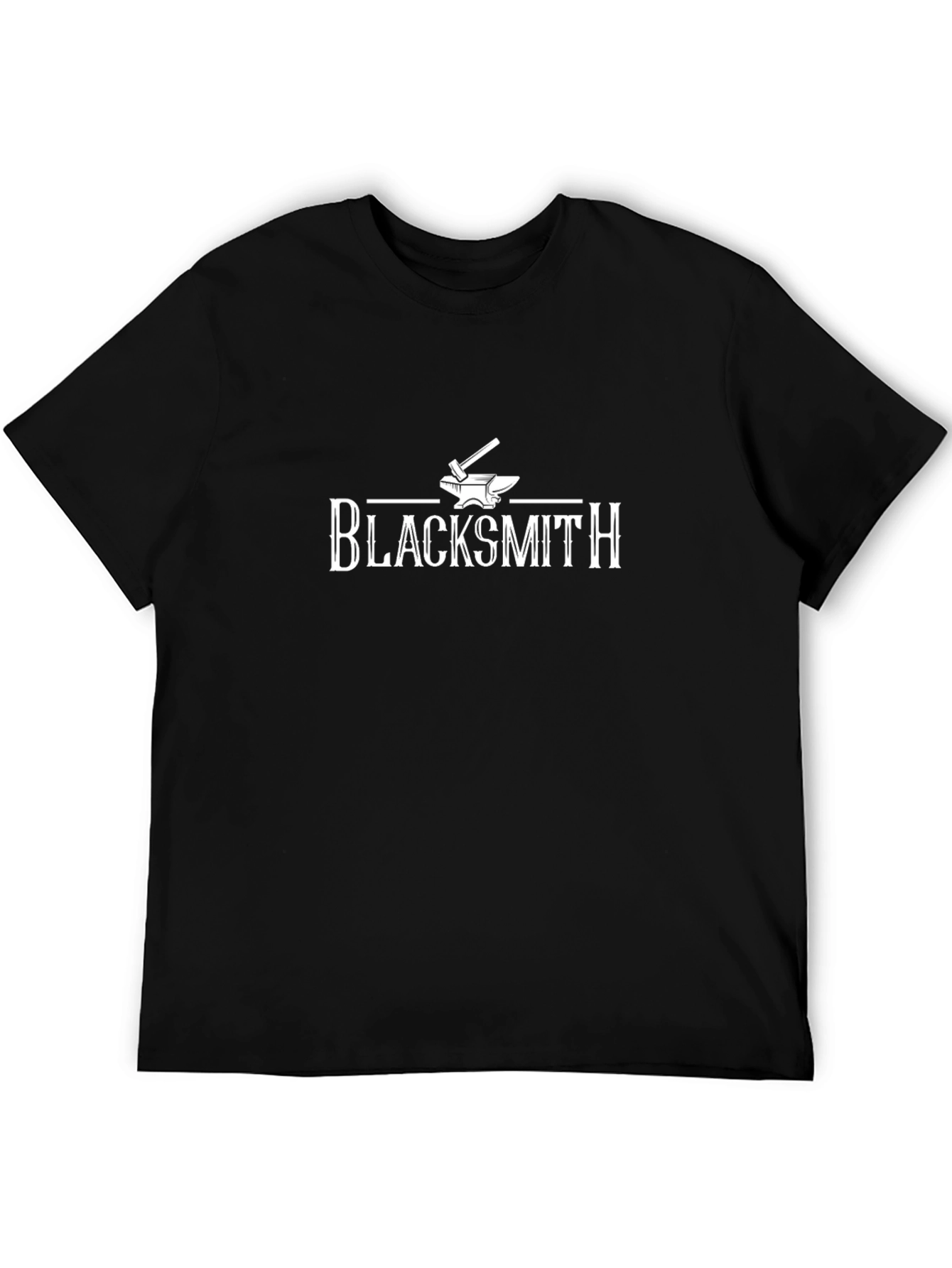 Blacksmith T-Shirt - Anvil and Hammer Design