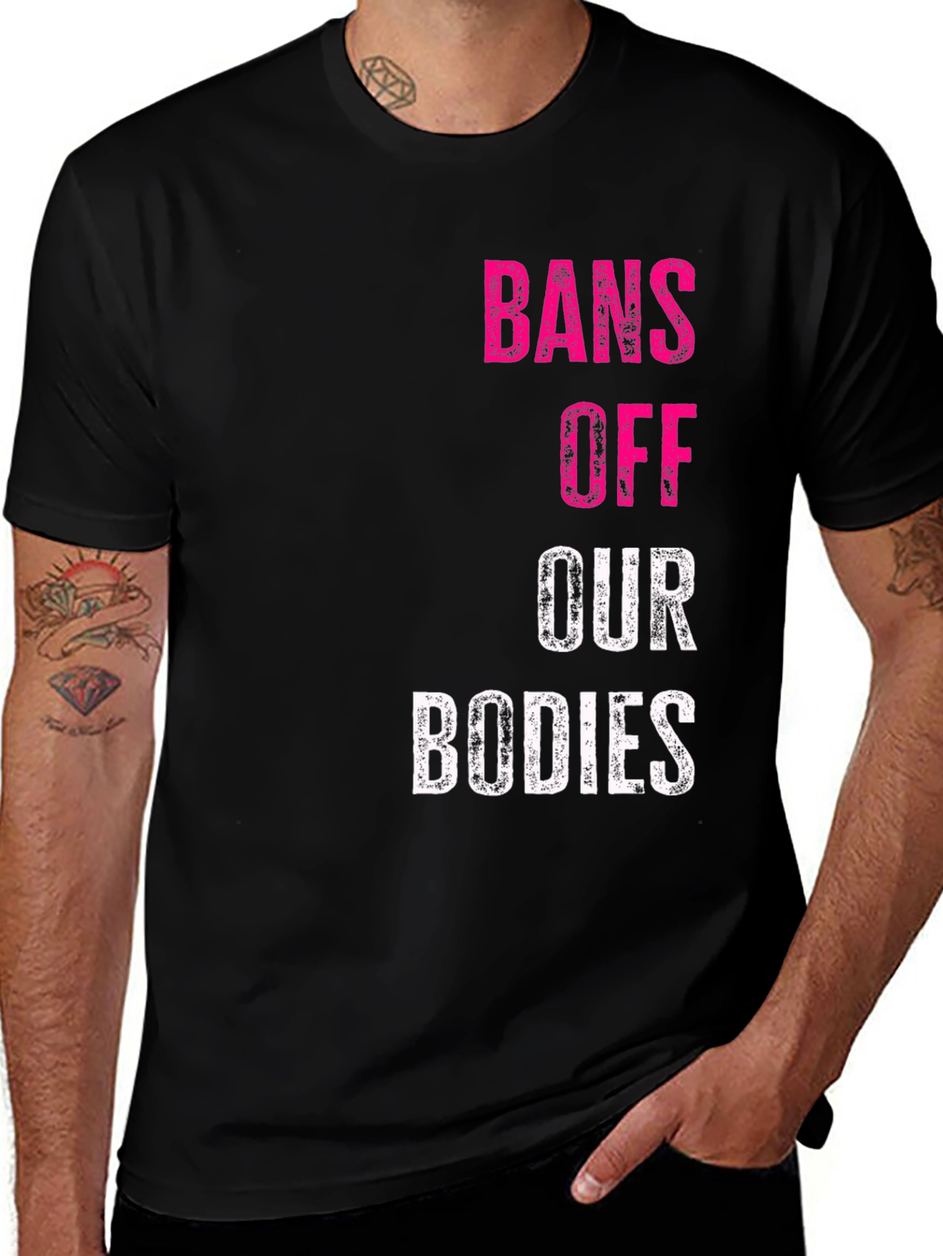 Bans Off Our Bodies Graphic T-Shirt Pro Choice