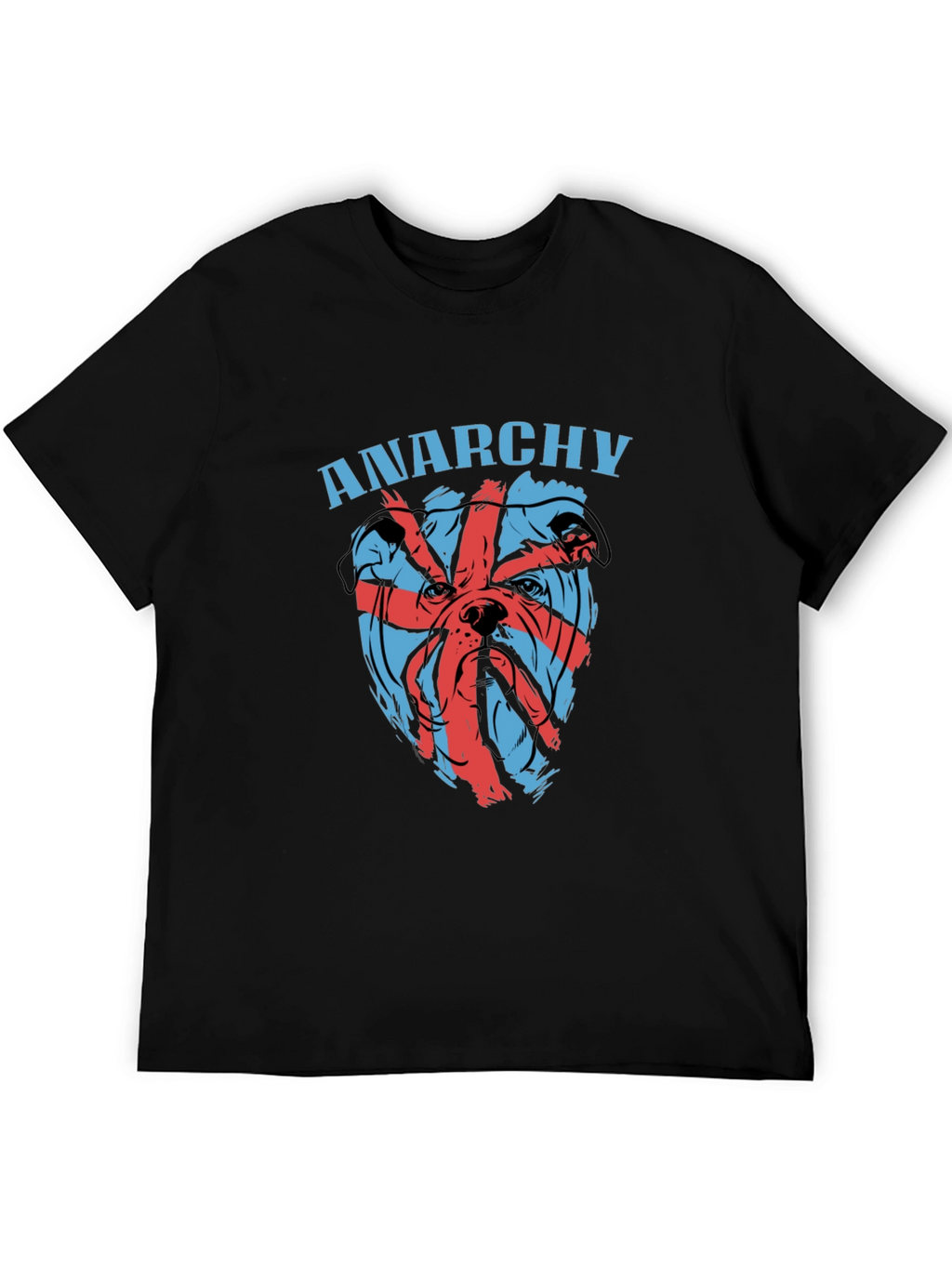 Anarchy Bulldog Graphic Tee - Edgy Style