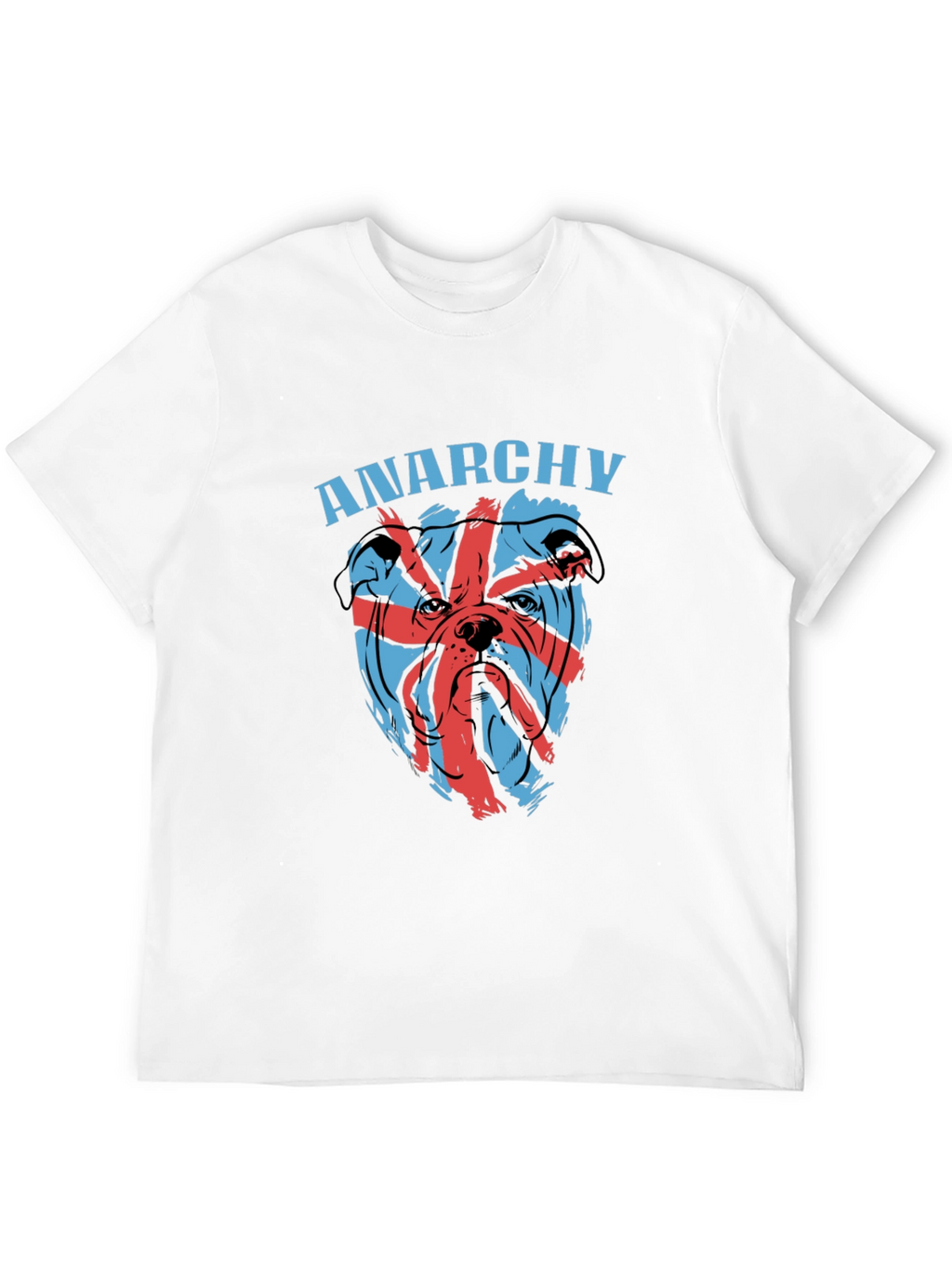 Anarchy Bulldog Graphic Tee - Edgy Style