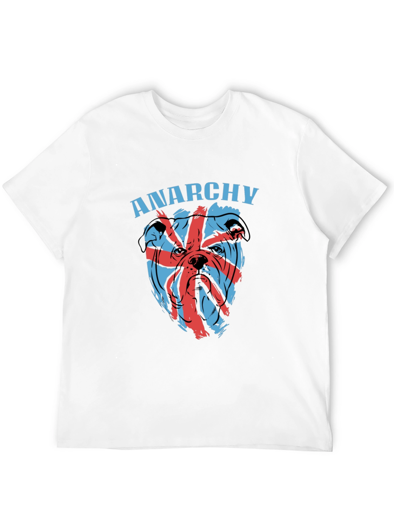 Anarchy Bulldog Graphic Tee - Edgy Style