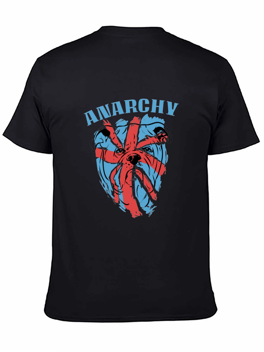Anarchy Bulldog Graphic Tee - Edgy Style