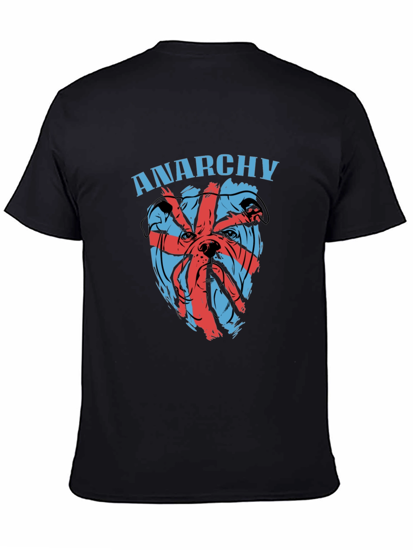 Anarchy Bulldog Graphic Tee - Edgy Style