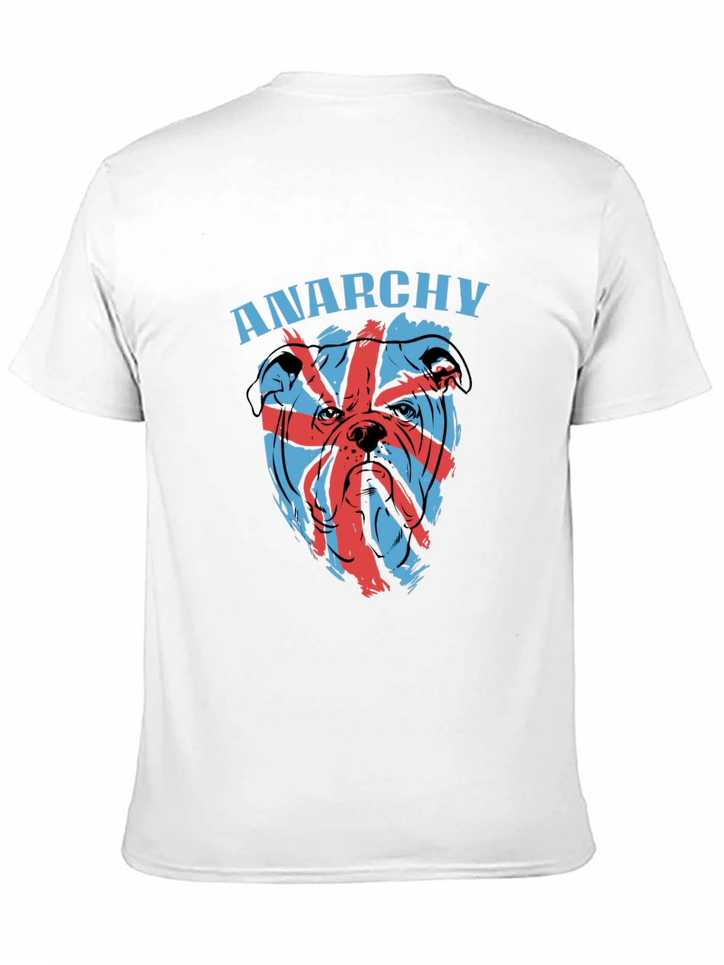 Anarchy Bulldog Graphic Tee - Edgy Style