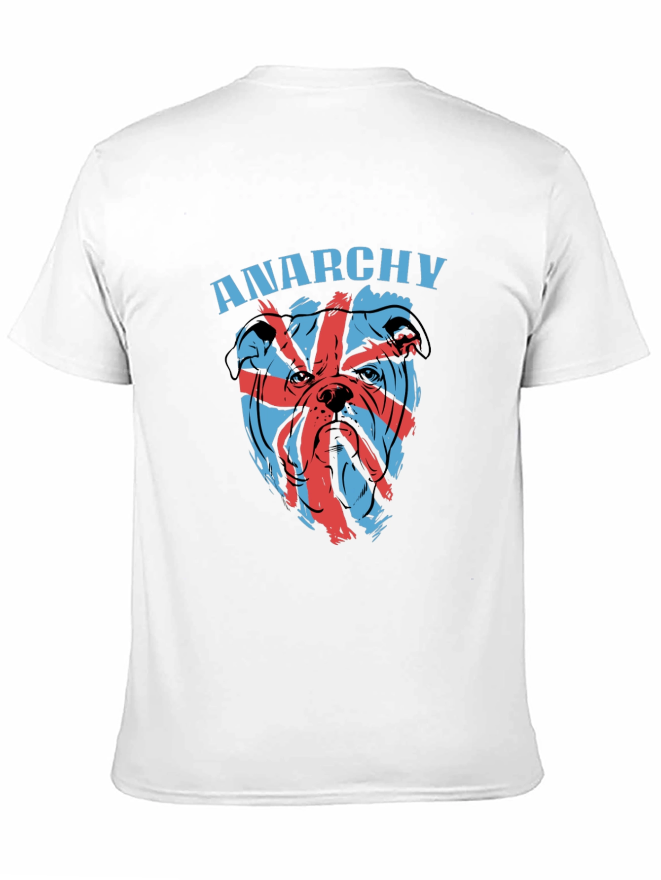 Anarchy Bulldog Graphic Tee - Edgy Style