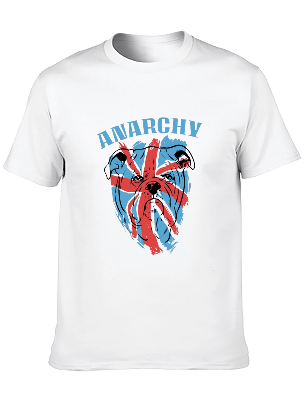Anarchy Bulldog Graphic Tee - Edgy Style
