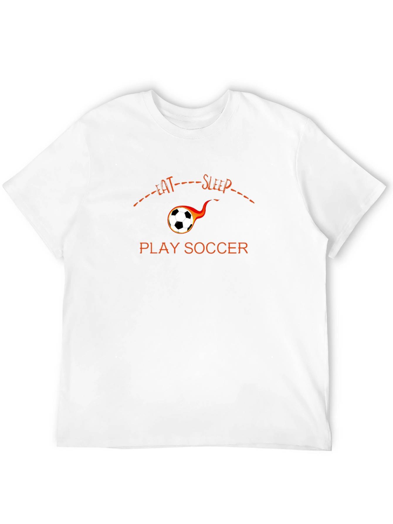 Eat Sleep Play Soccer T-Shirt - Black