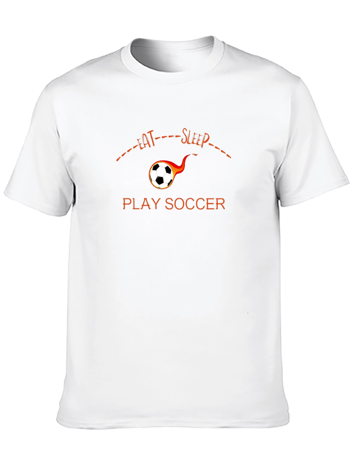 Eat Sleep Play Soccer T-Shirt - Black
