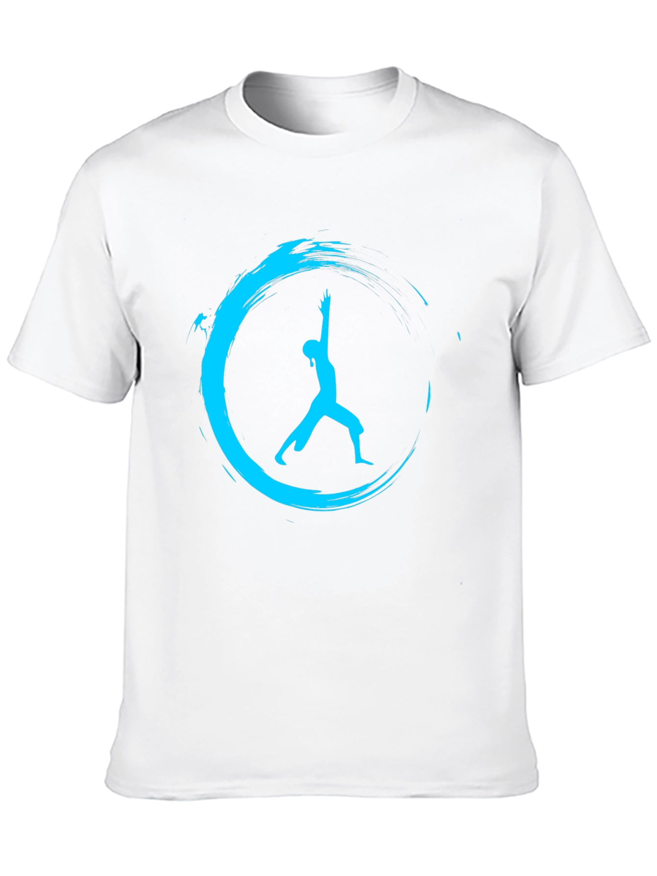 Zen Yoga Pose Black T-Shirt