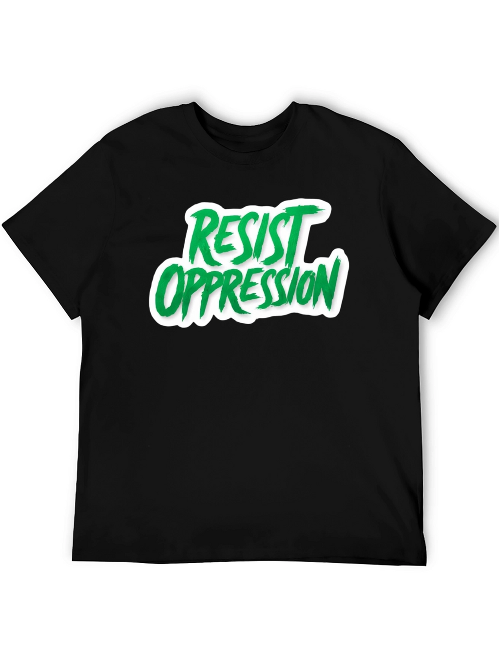 Resist Oppression Graphic Tee - Black