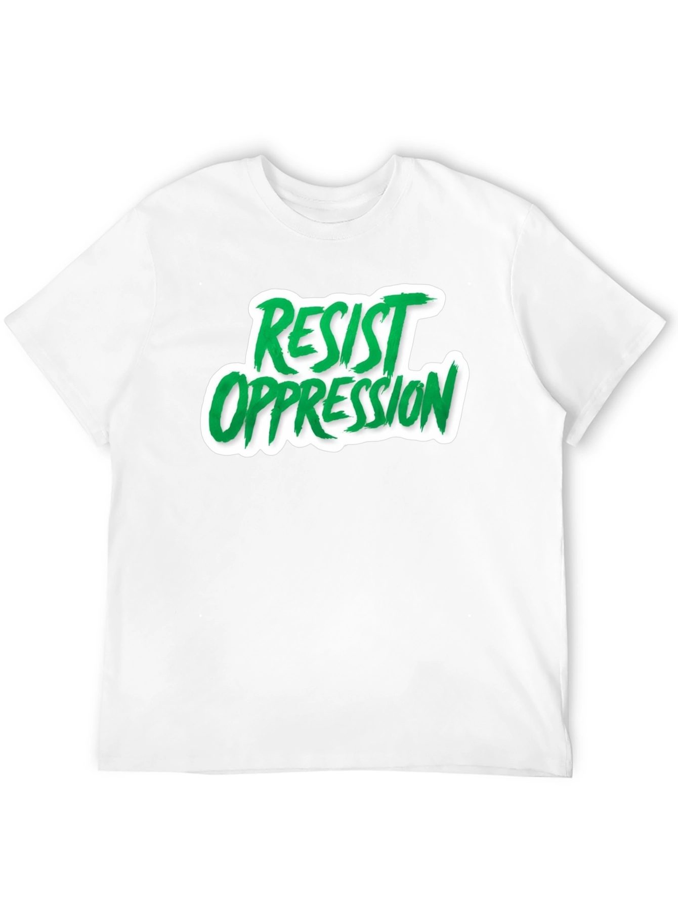 Resist Oppression Graphic Tee - Black