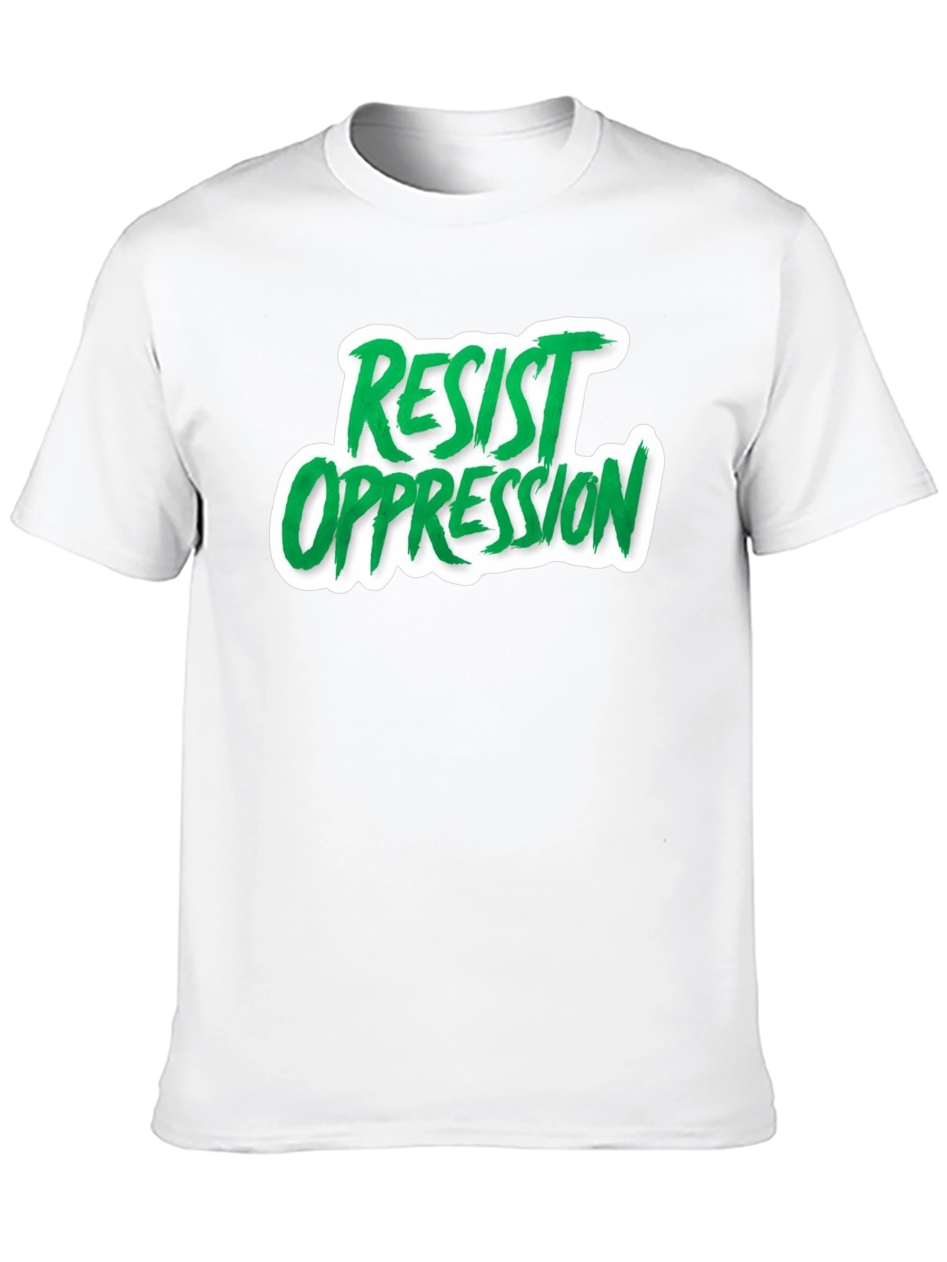 Resist Oppression Graphic Tee - Black