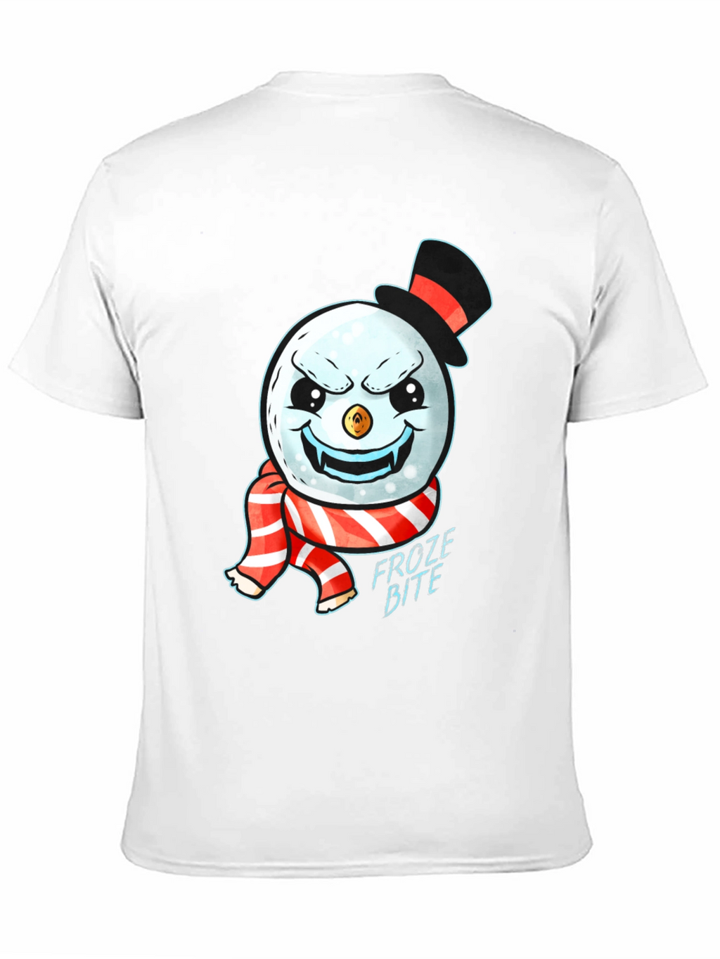 Froze Bite Graphic Tee - Vampire Snowman