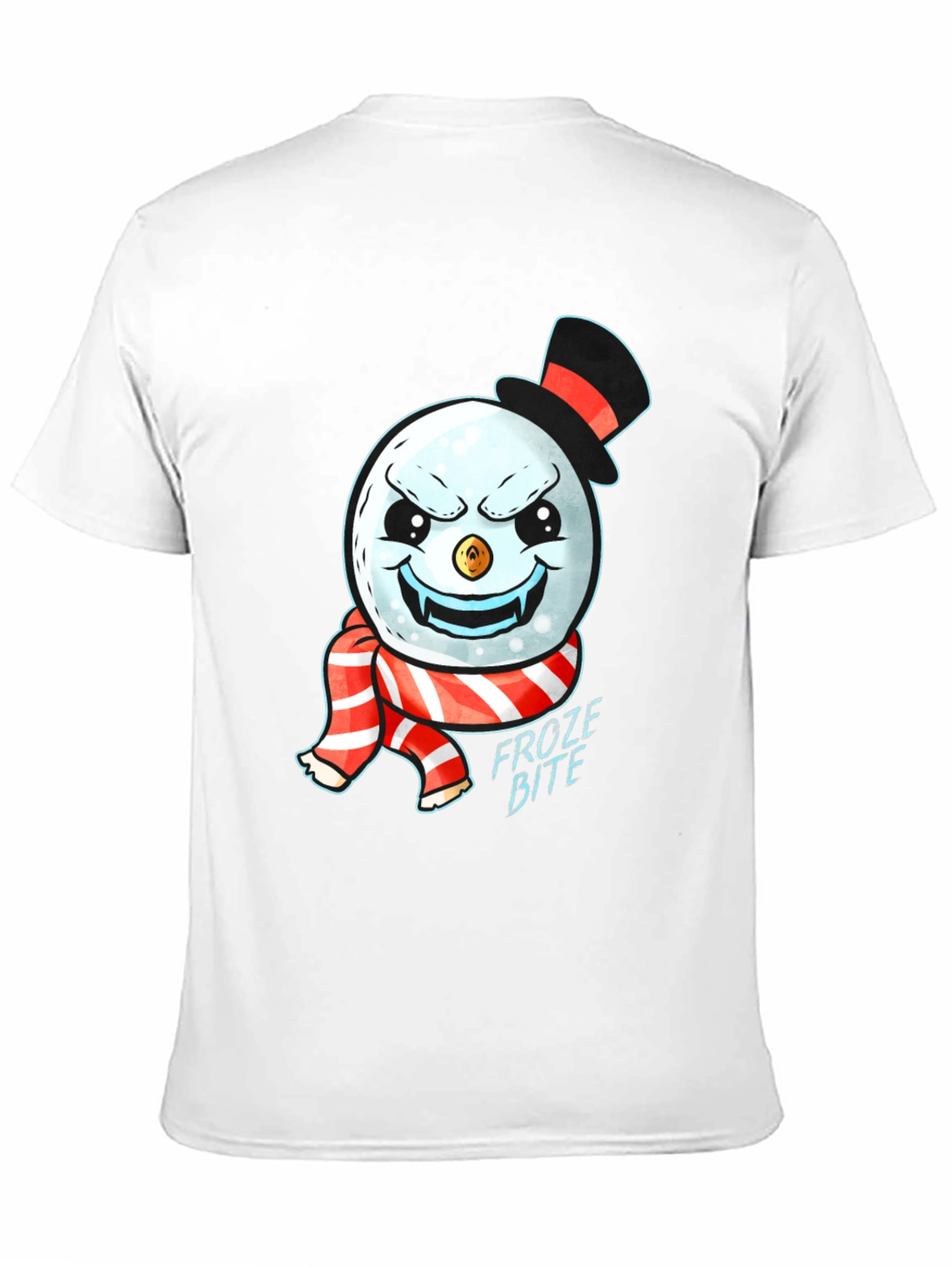 Froze Bite Graphic Tee - Vampire Snowman
