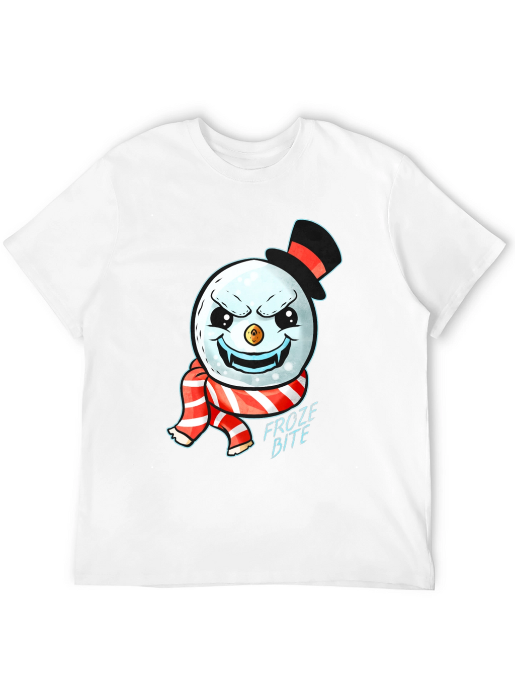 Froze Bite Graphic Tee - Vampire Snowman