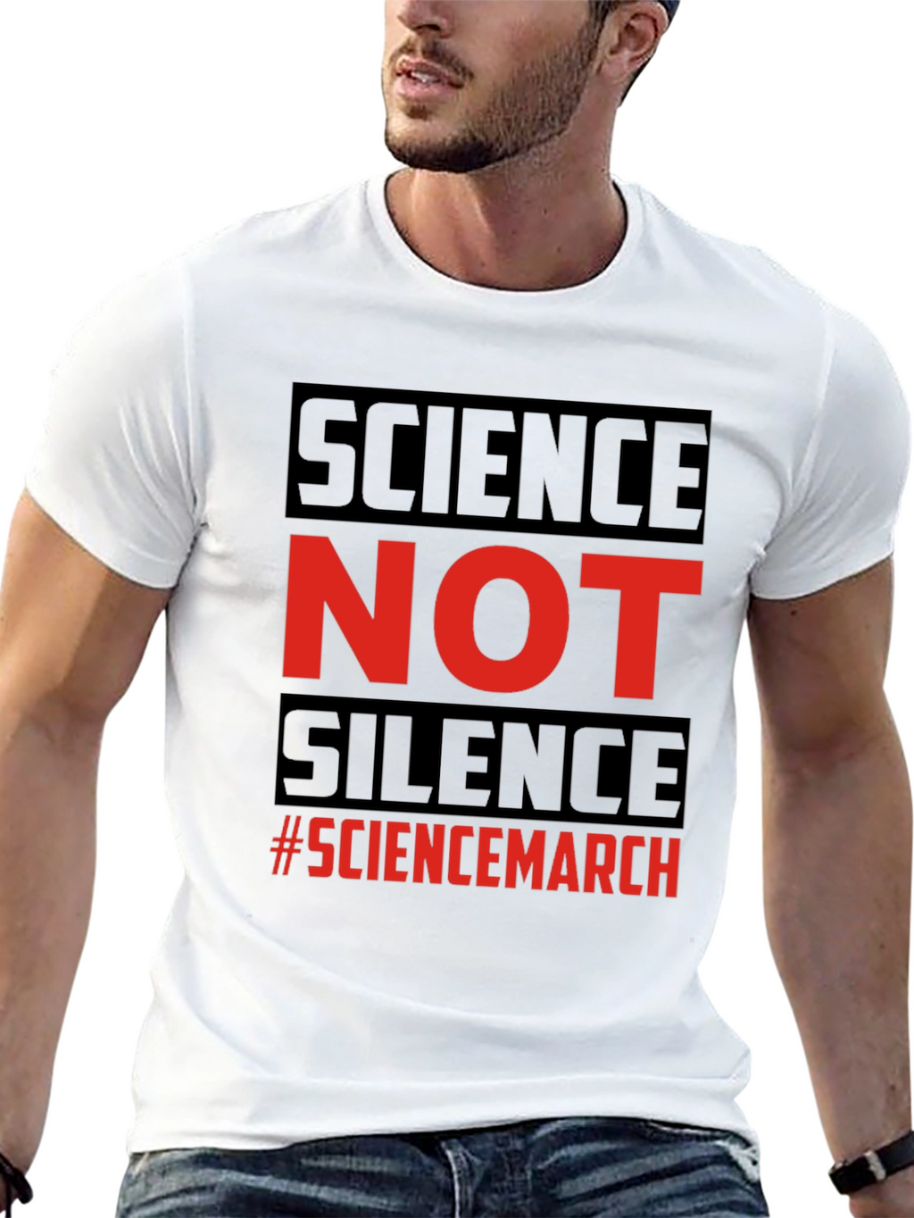 Science Not Silence T-Shirt - Science March Tee