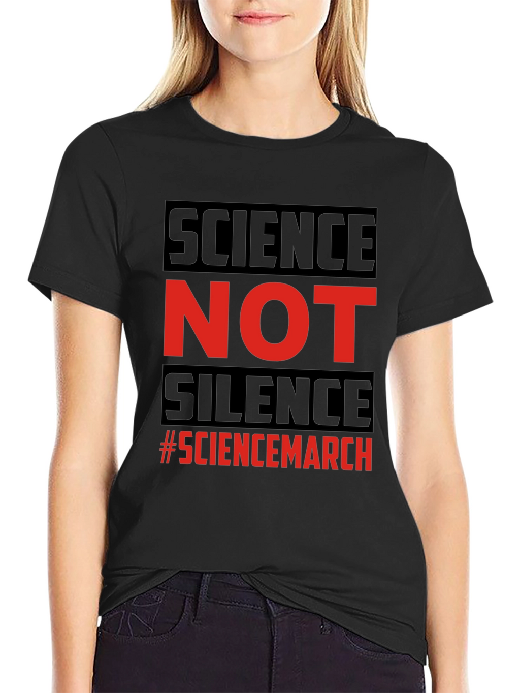 Science Not Silence T-Shirt - Science March Tee