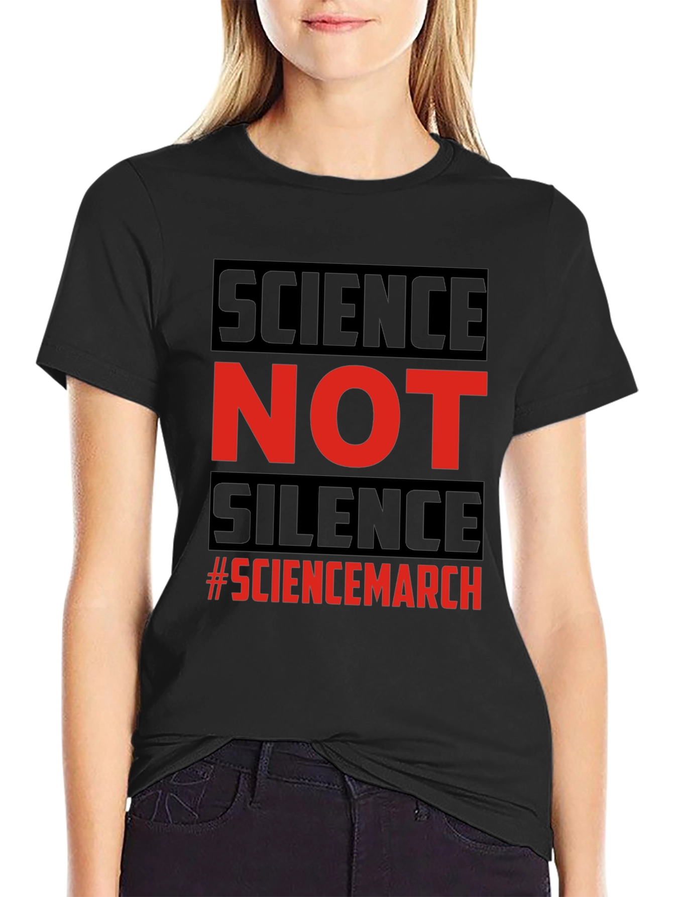 Science Not Silence T-Shirt - Science March Tee