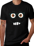 Funny Face Graphic Tee - Nerdy Smile