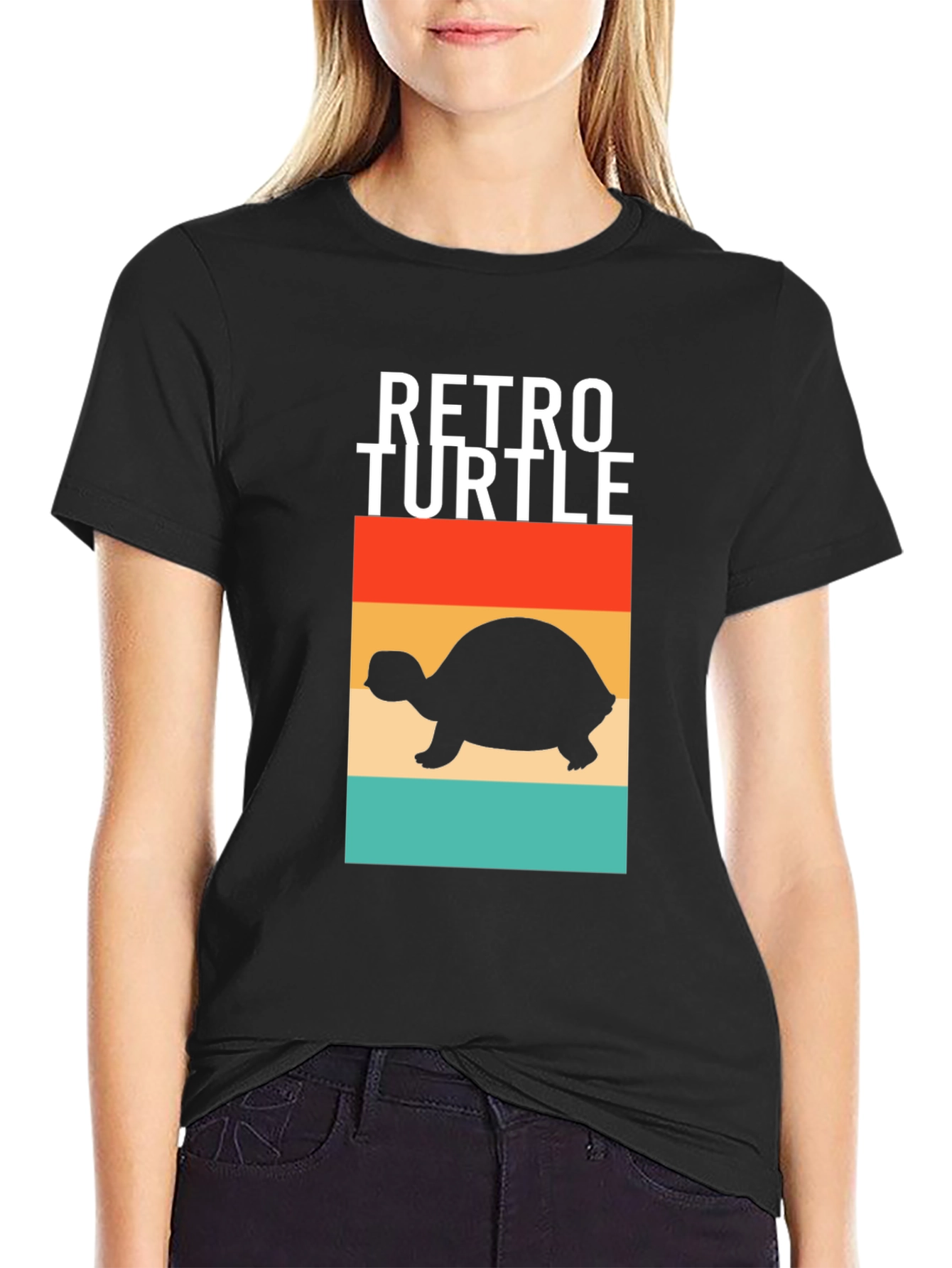 Retro Turtle Graphic T-Shirt - Comfort and Style