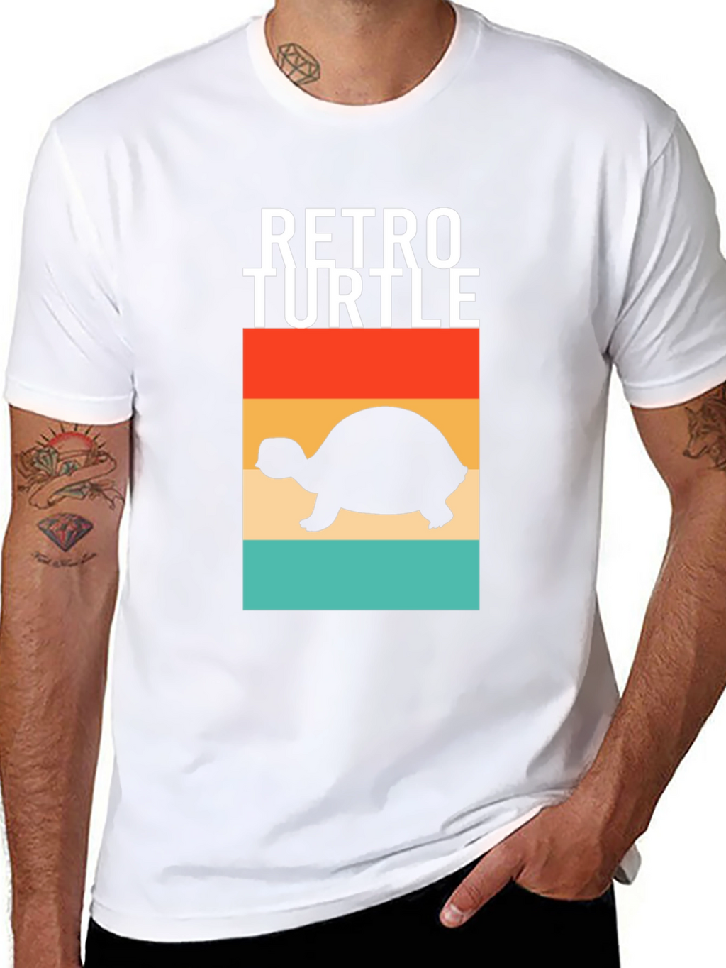 Retro Turtle Graphic T-Shirt - Comfort and Style