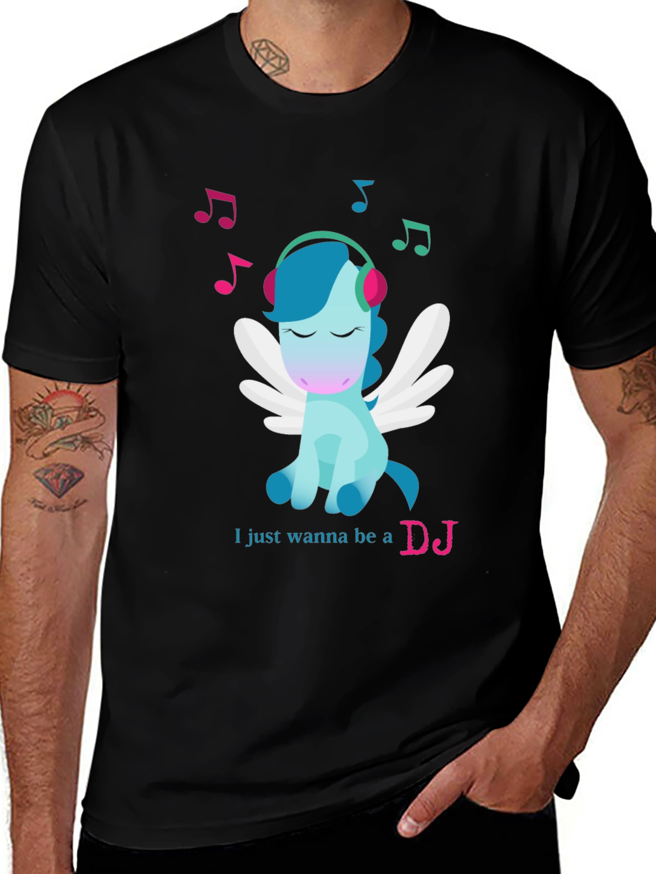 DJ Unicorn T-Shirt - Music Lovers Tee
