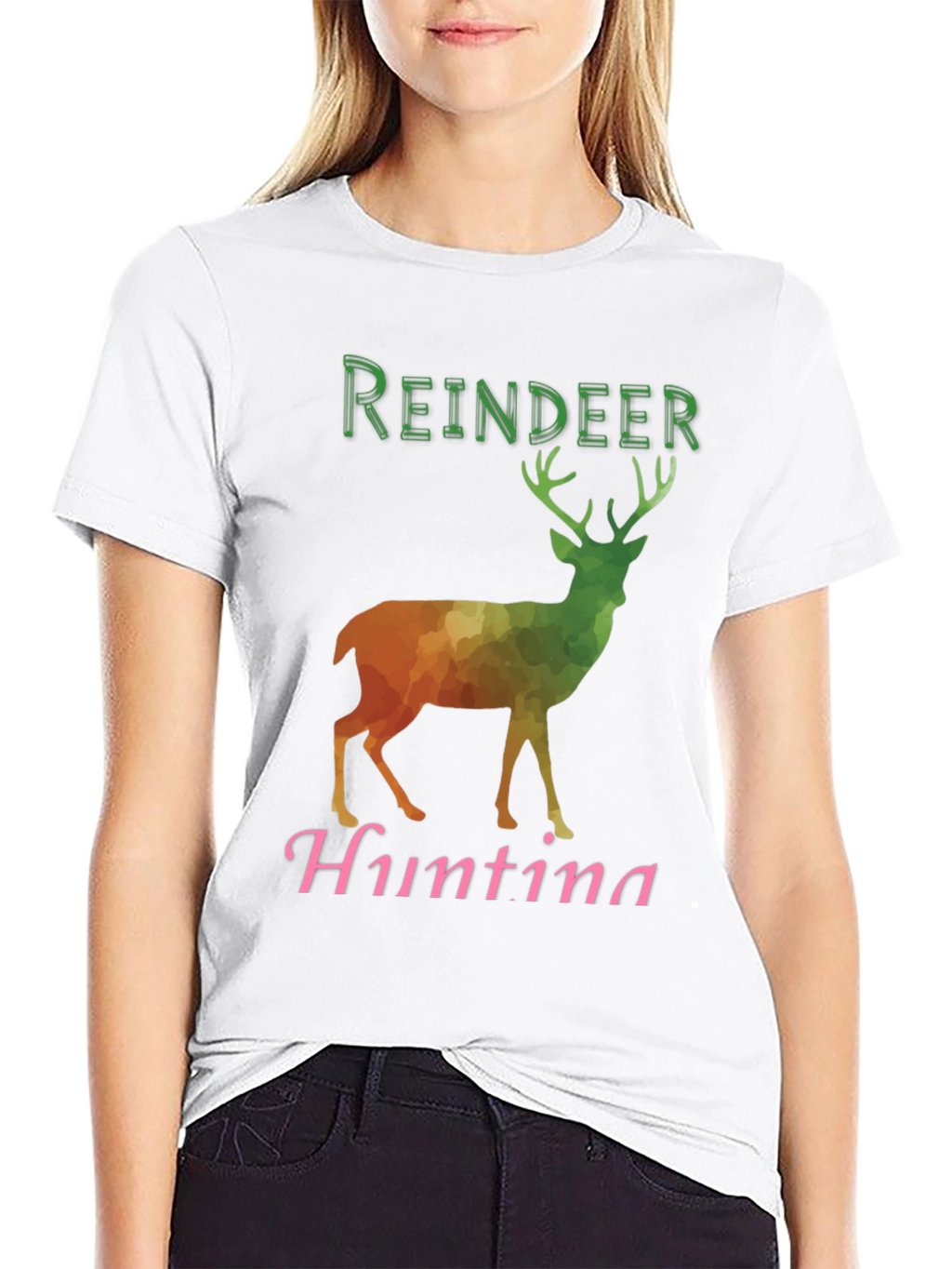 Reindeer Hunting Graphic Tee
