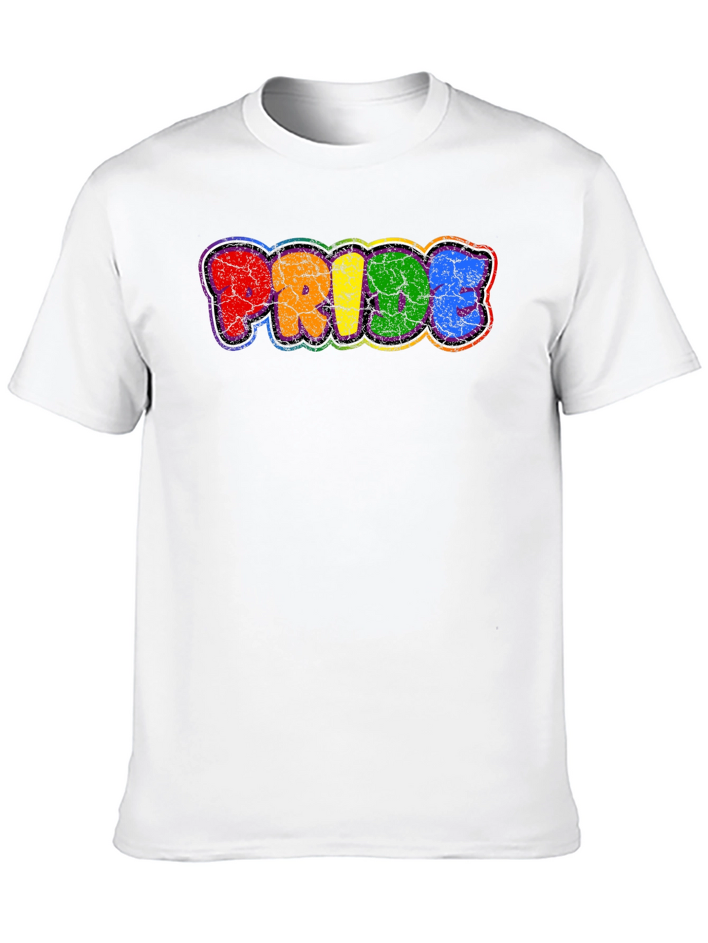 Pride Rainbow Graphic T-Shirt LGBTQ+ Gay Pride