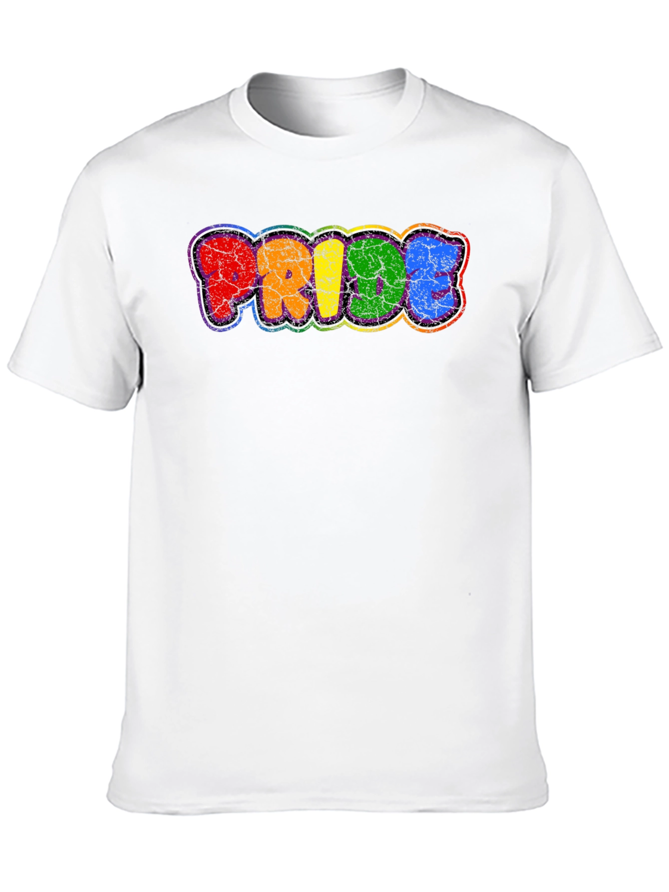 Pride Rainbow Graphic T-Shirt LGBTQ+ Gay Pride
