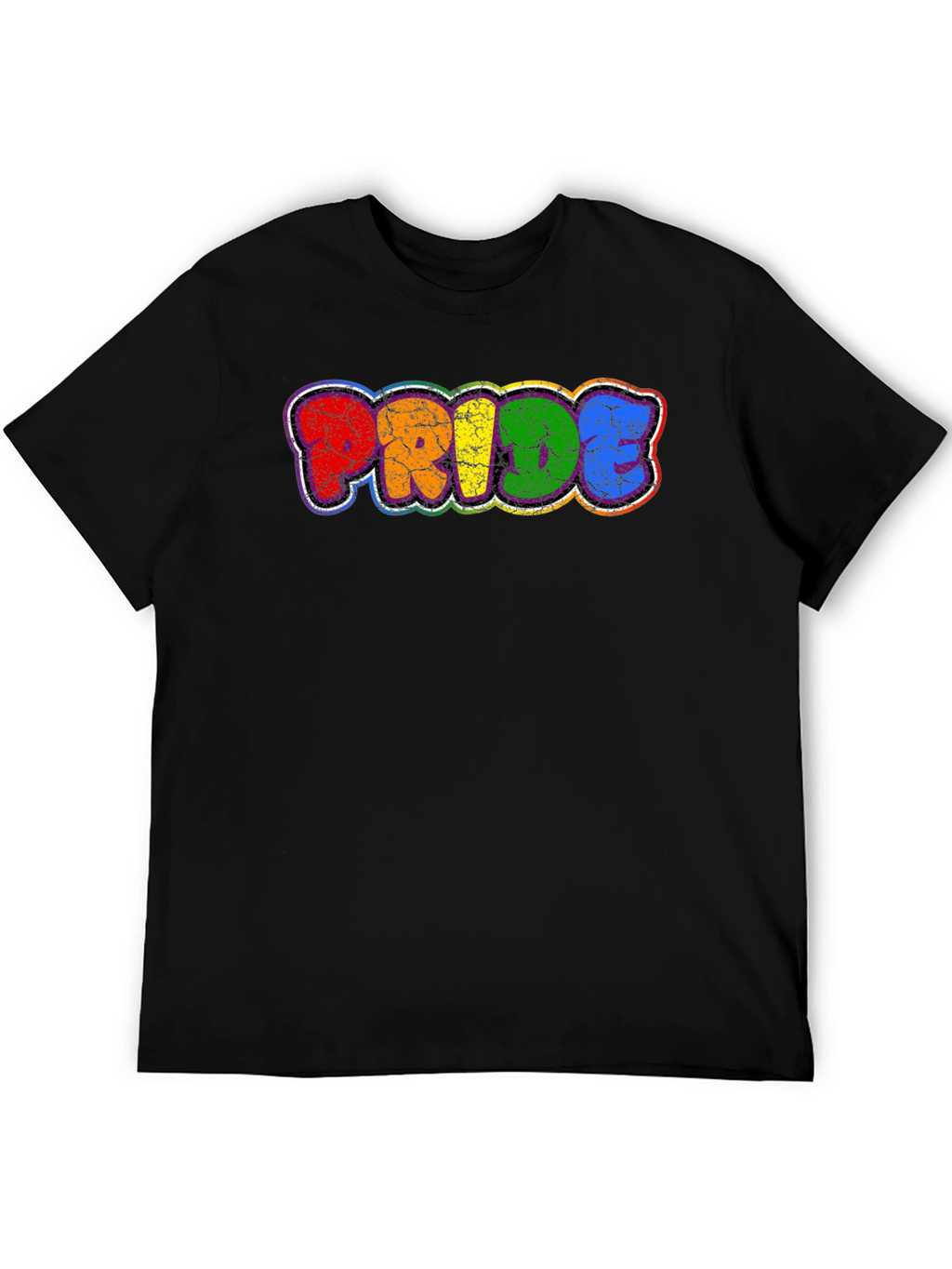 Pride Rainbow Graphic T-Shirt LGBTQ+ Gay Pride