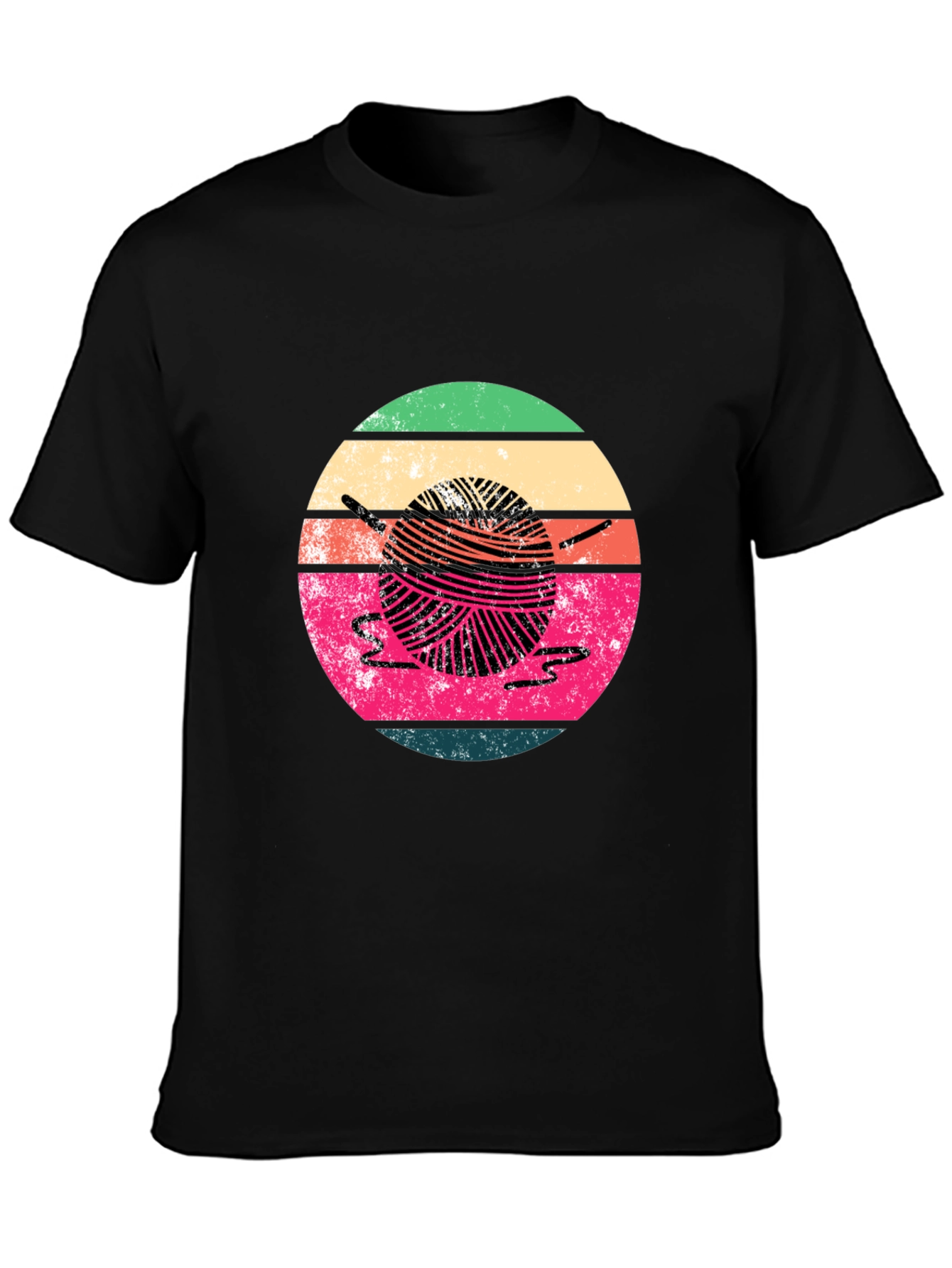 Retro Yarn Ball Graphic Tee