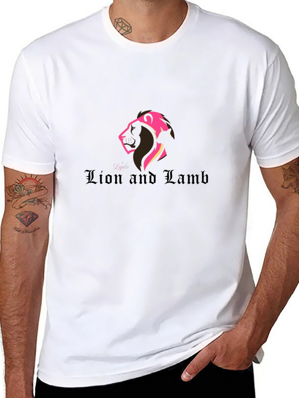 Lion and Lamb Graphic T-Shirt