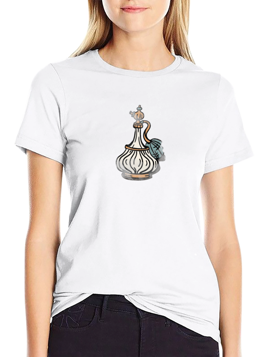 Novelty Perfume Bottle T-Shirt - Unique Design