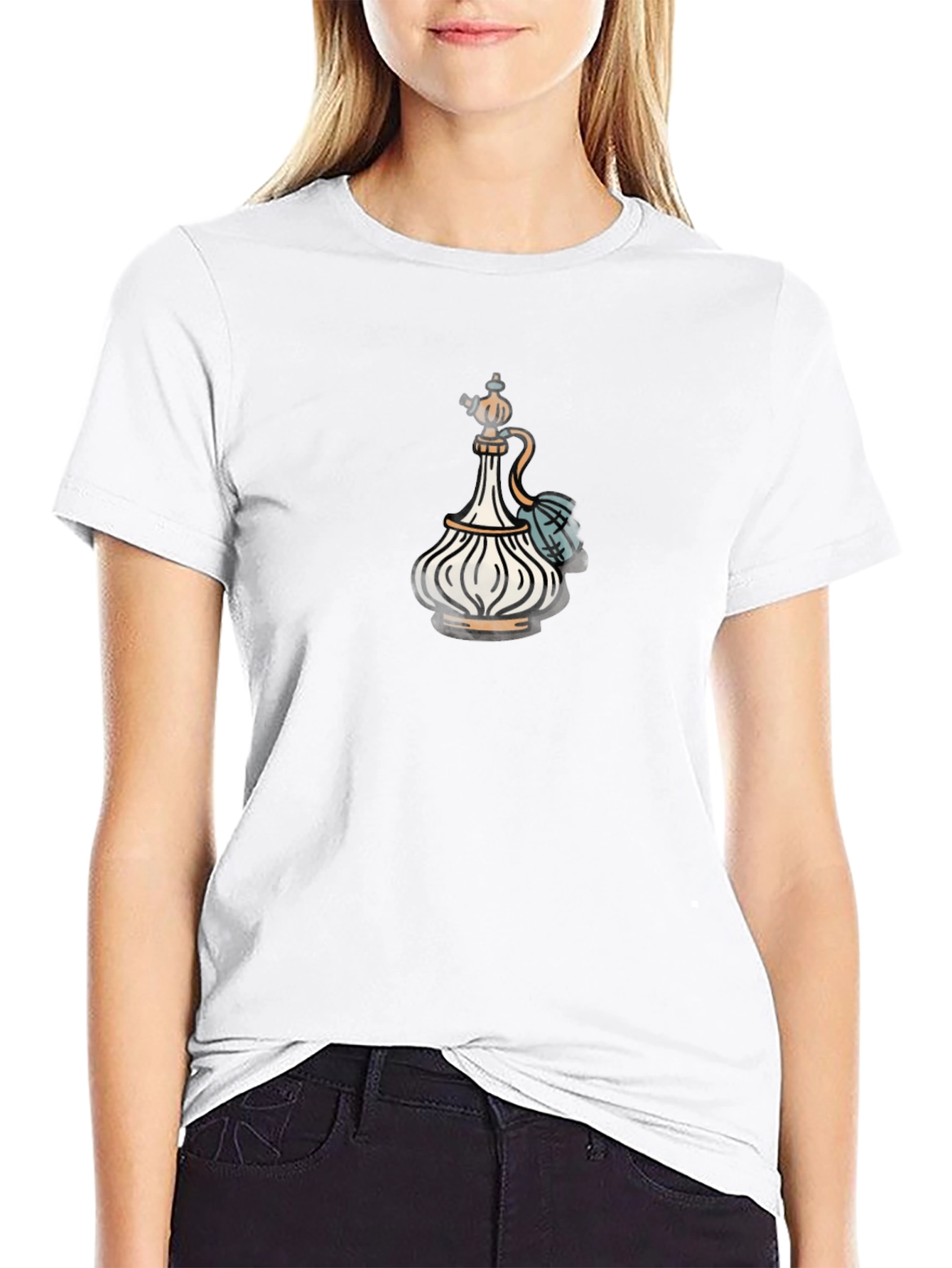 Novelty Perfume Bottle T-Shirt - Unique Design