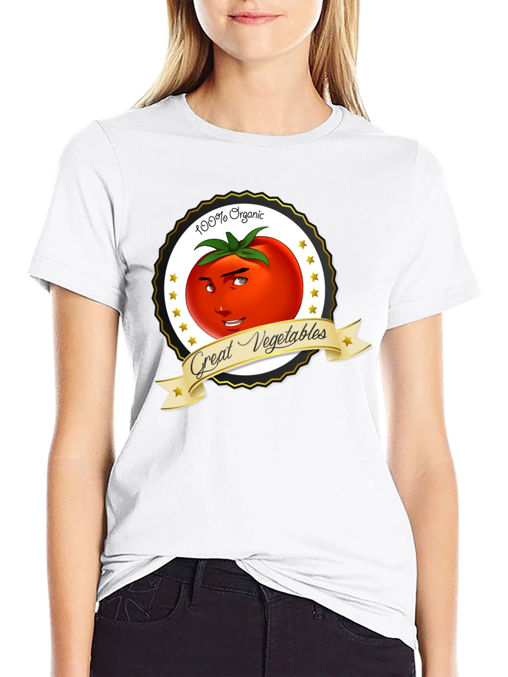 Funny Tomato T-Shirt - Great Vegetables Organic Tee