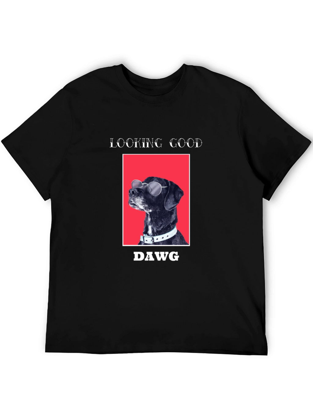Cool Dog Tee: Looking Good Dawg Graphic T-Shirt