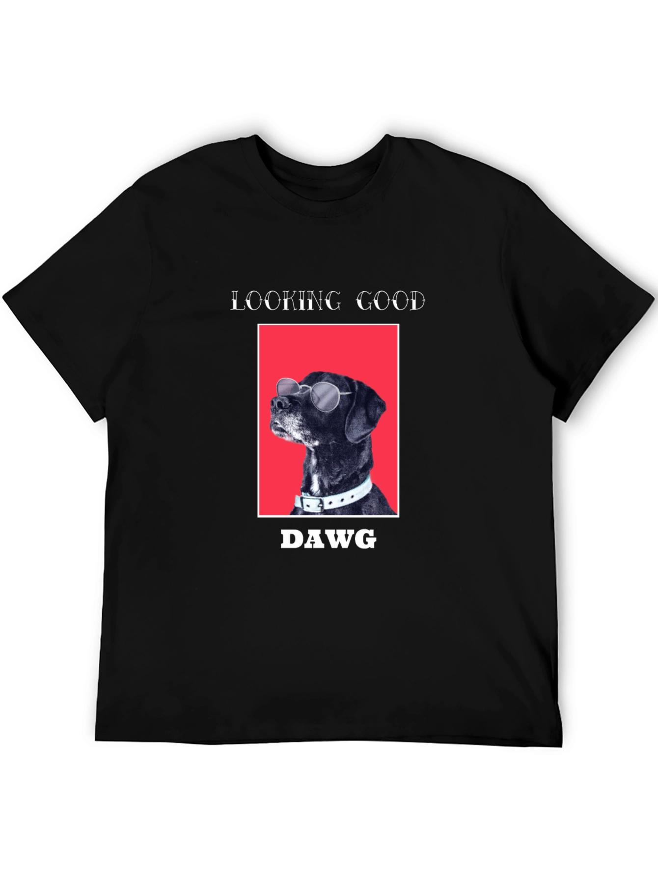 Cool Dog Tee: Looking Good Dawg Graphic T-Shirt